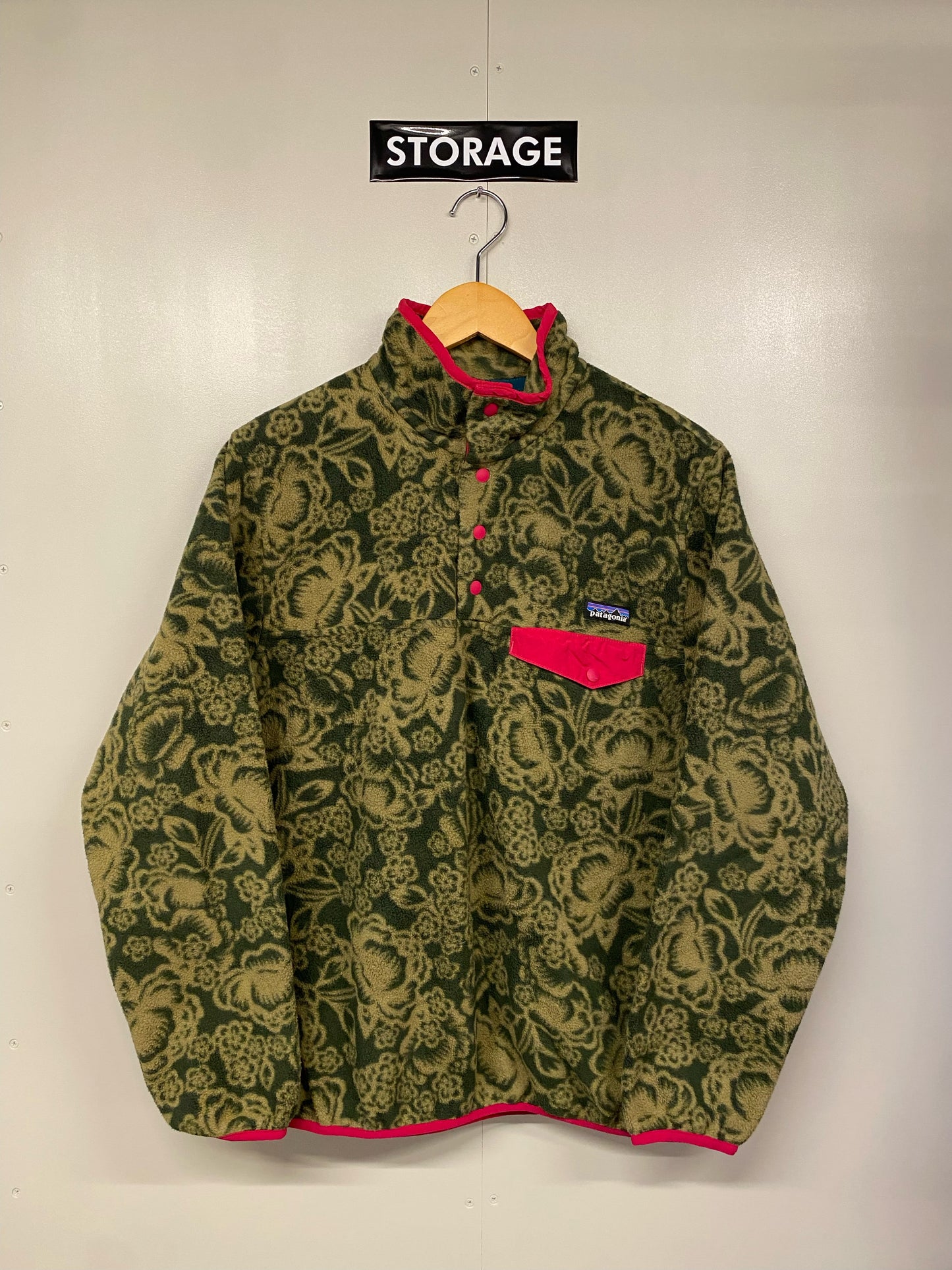 【古着】patagonia fleece SYNCHILLA snap-T jacket 25455 FA15 Women's L