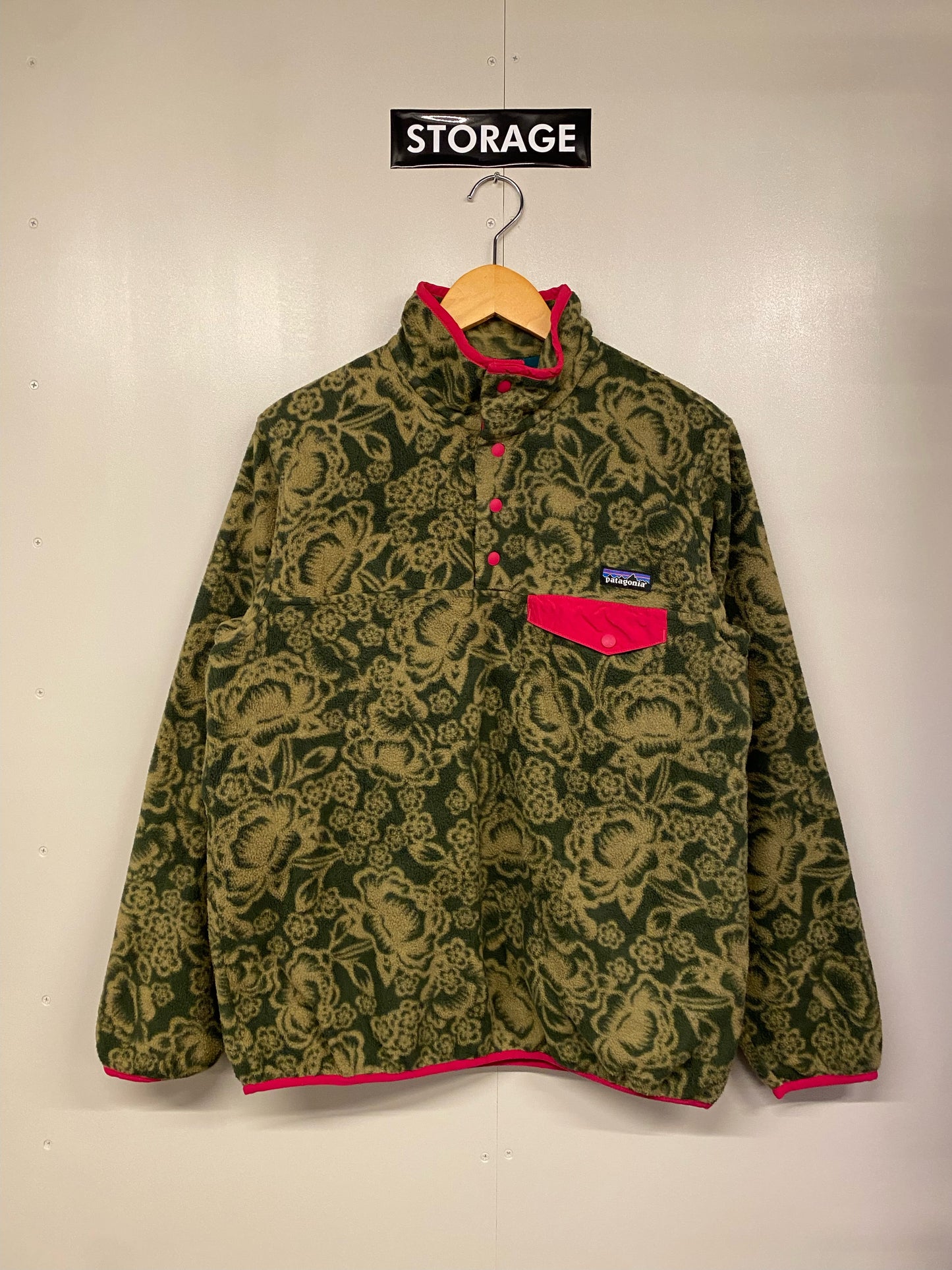 【古着】patagonia fleece SYNCHILLA snap-T jacket 25455 FA15 Women's L