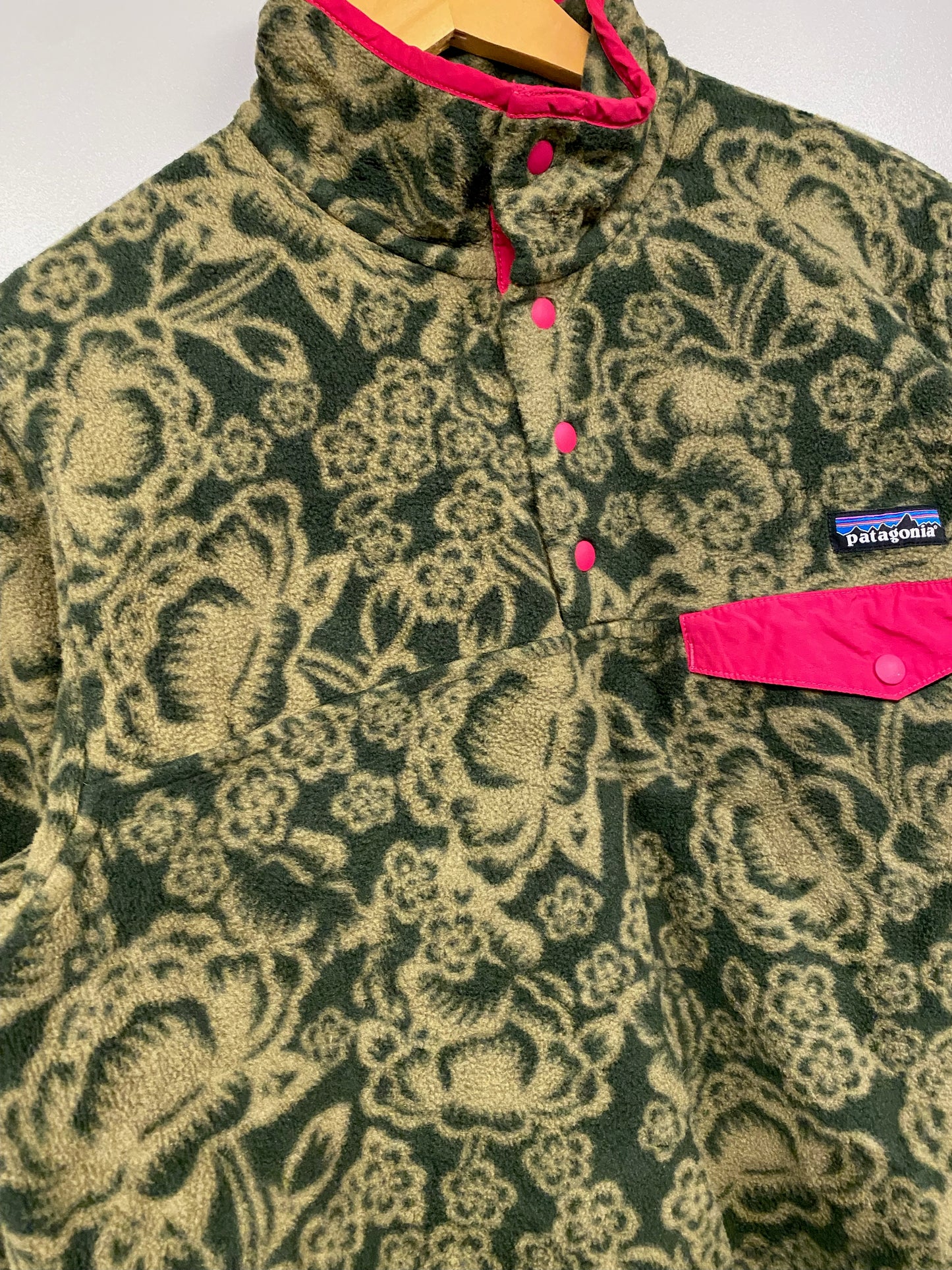 【古着】patagonia fleece SYNCHILLA snap-T jacket 25455 FA15 Women's L