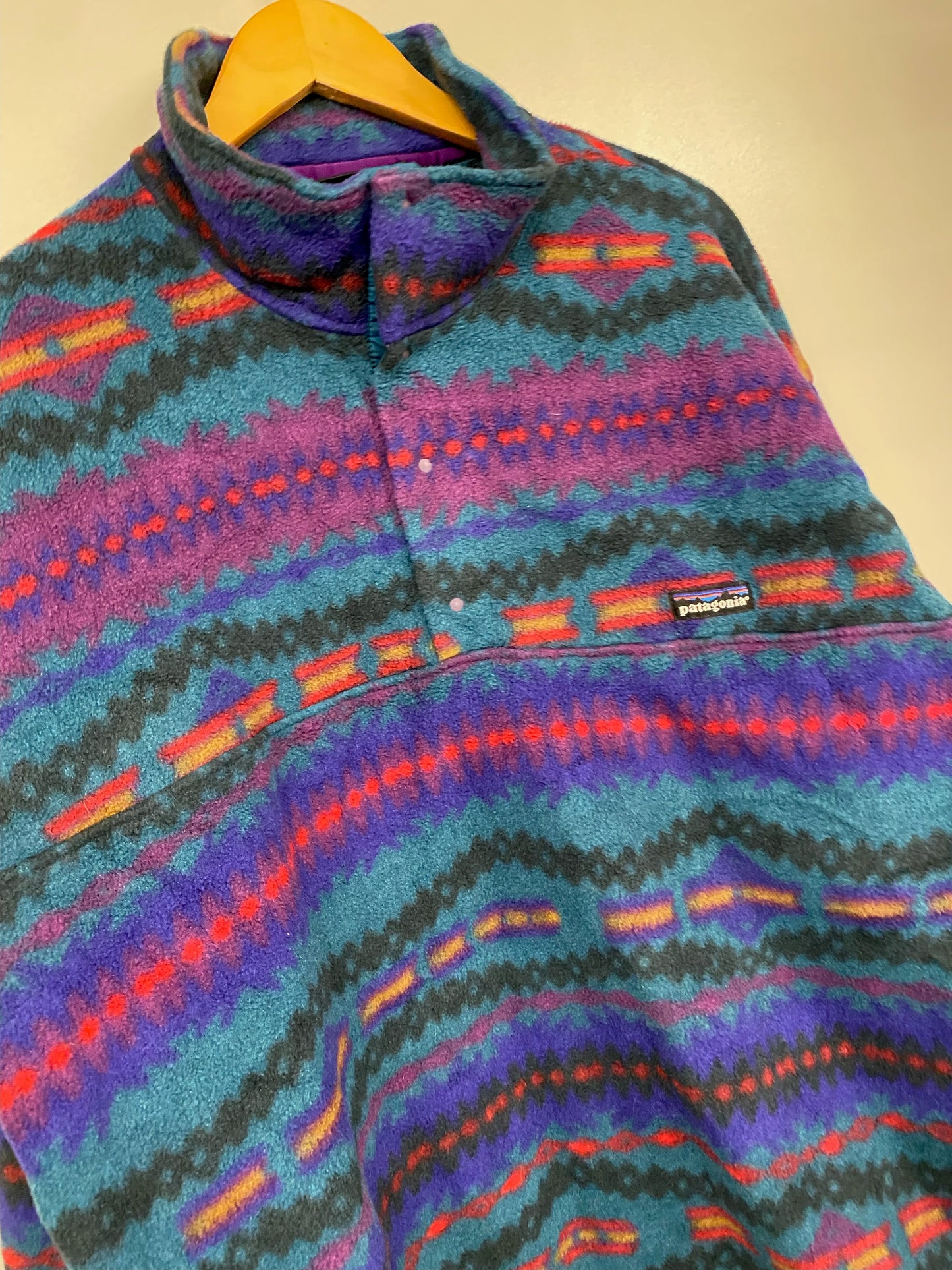 【古着】patagonia fleece SYNCHILLA snap-T jacket 25205 F8