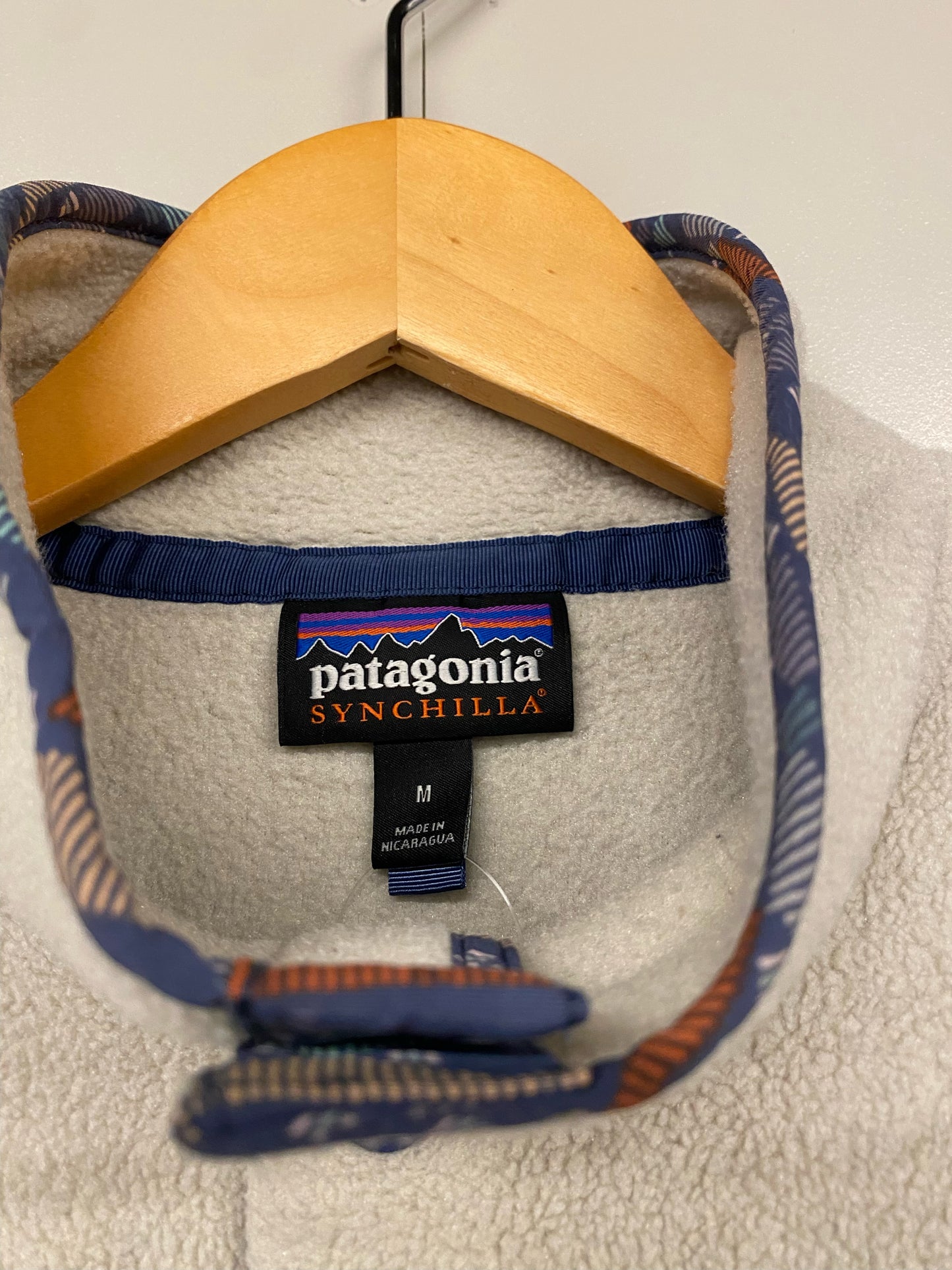 【古着】patagonia fleece SYNCHILLA snap-T jacket M 25455 FA18