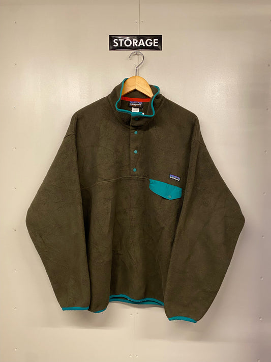【古着】patagonia fleece SYNCHILLA snap-T jacket L 25450 FA12