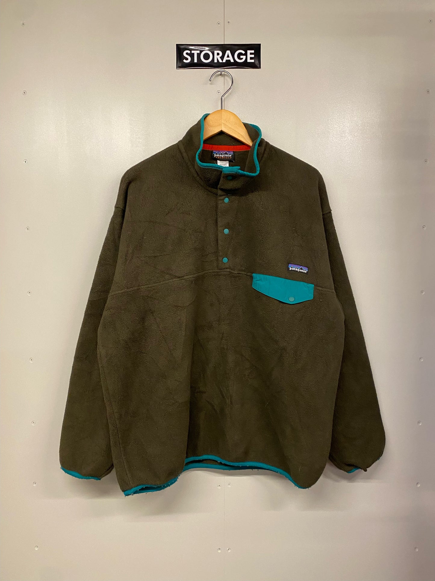 【古着】patagonia fleece SYNCHILLA snap-T jacket L 25450 FA12
