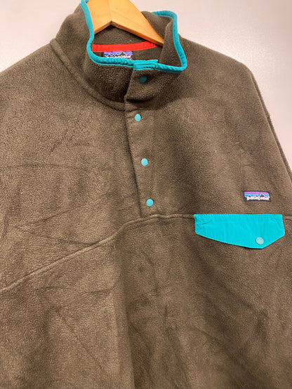 【古着】patagonia fleece SYNCHILLA snap-T jacket L 25450 FA12