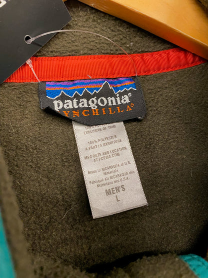 【古着】patagonia fleece SYNCHILLA snap-T jacket L 25450 FA12