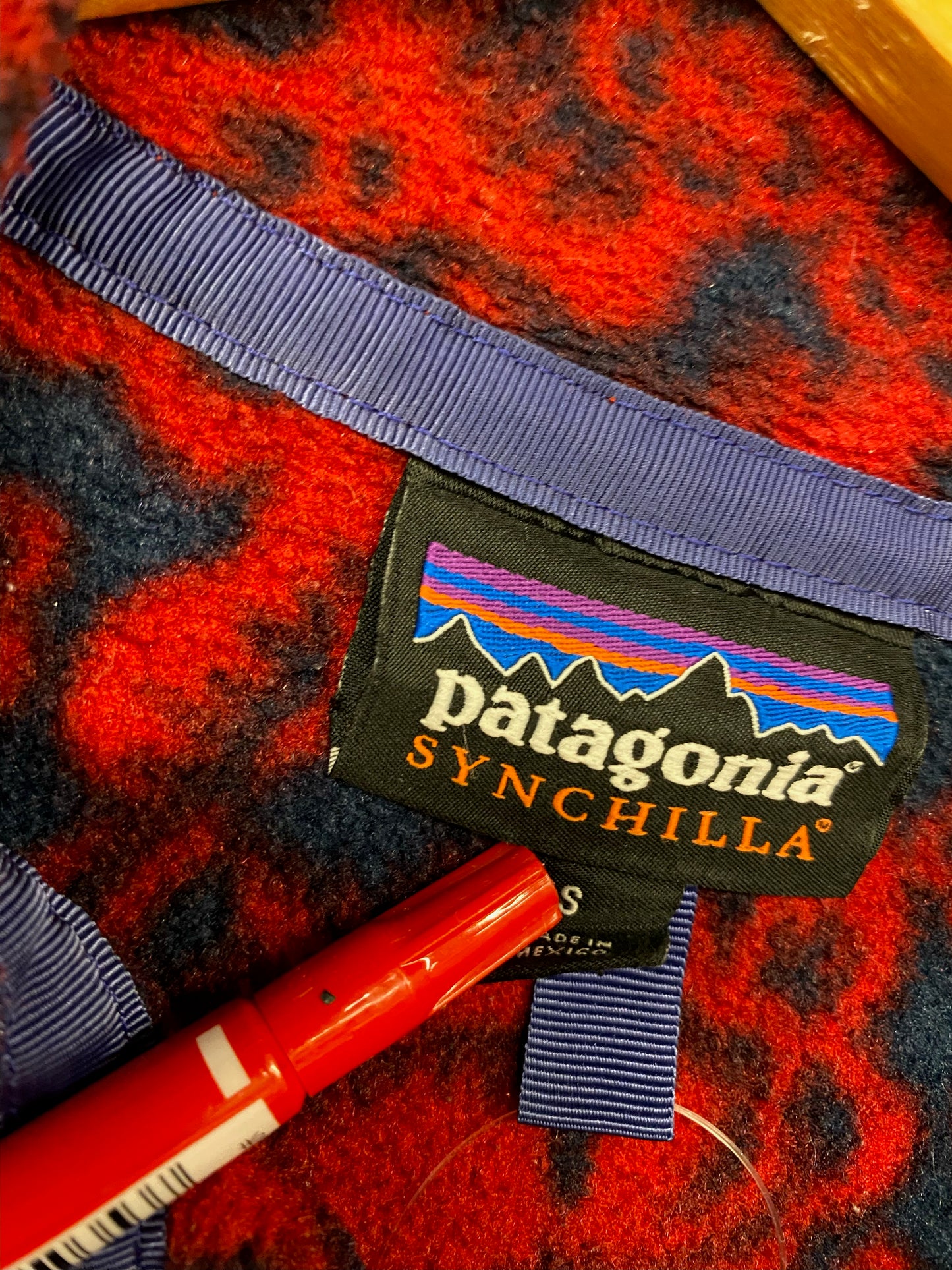 【古着】patagonia fleece SYNCHILLA snap-T jacket 25455 FA15 Women's S