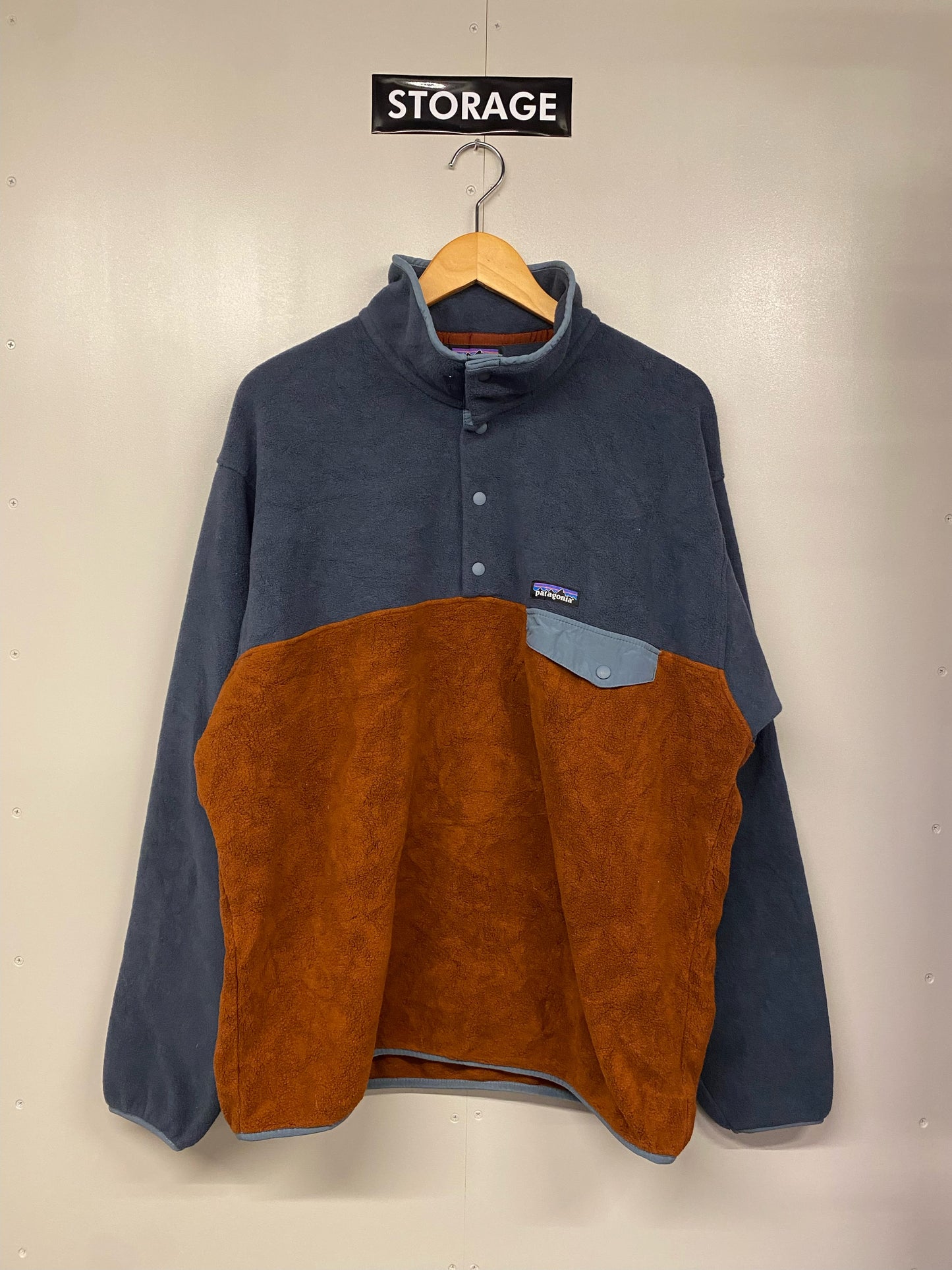 【古着】patagonia fleece SYNCHILLA snap-T jacket 25580 FA21 L