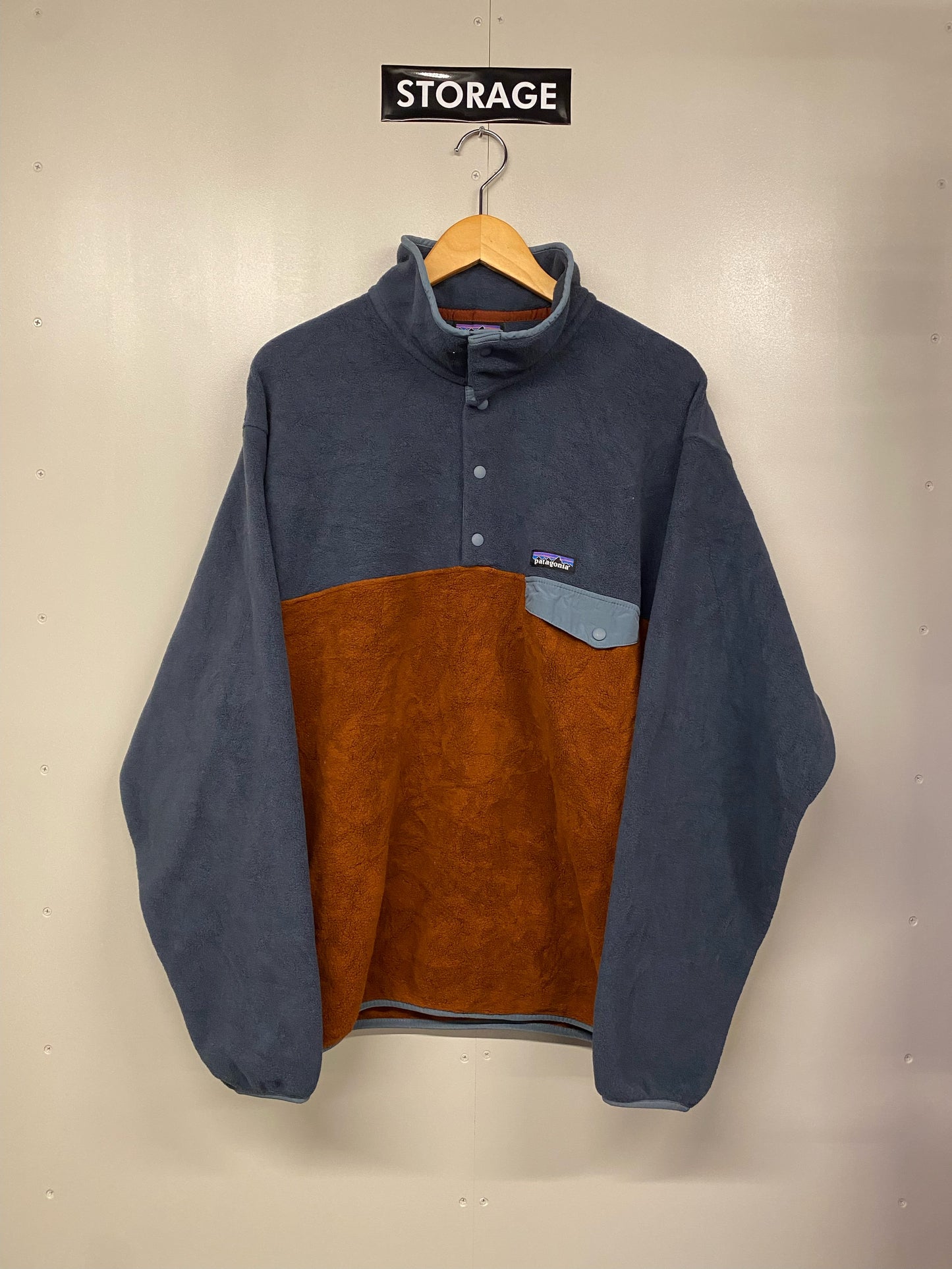 【古着】patagonia fleece SYNCHILLA snap-T jacket 25580 FA21 L