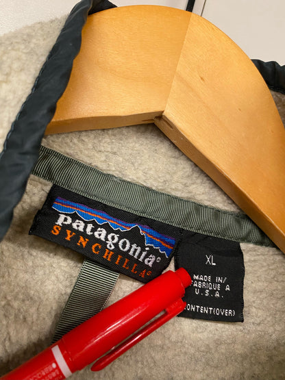 【古着】patagonia fleece SYNCHILLA snap-T jacket XL