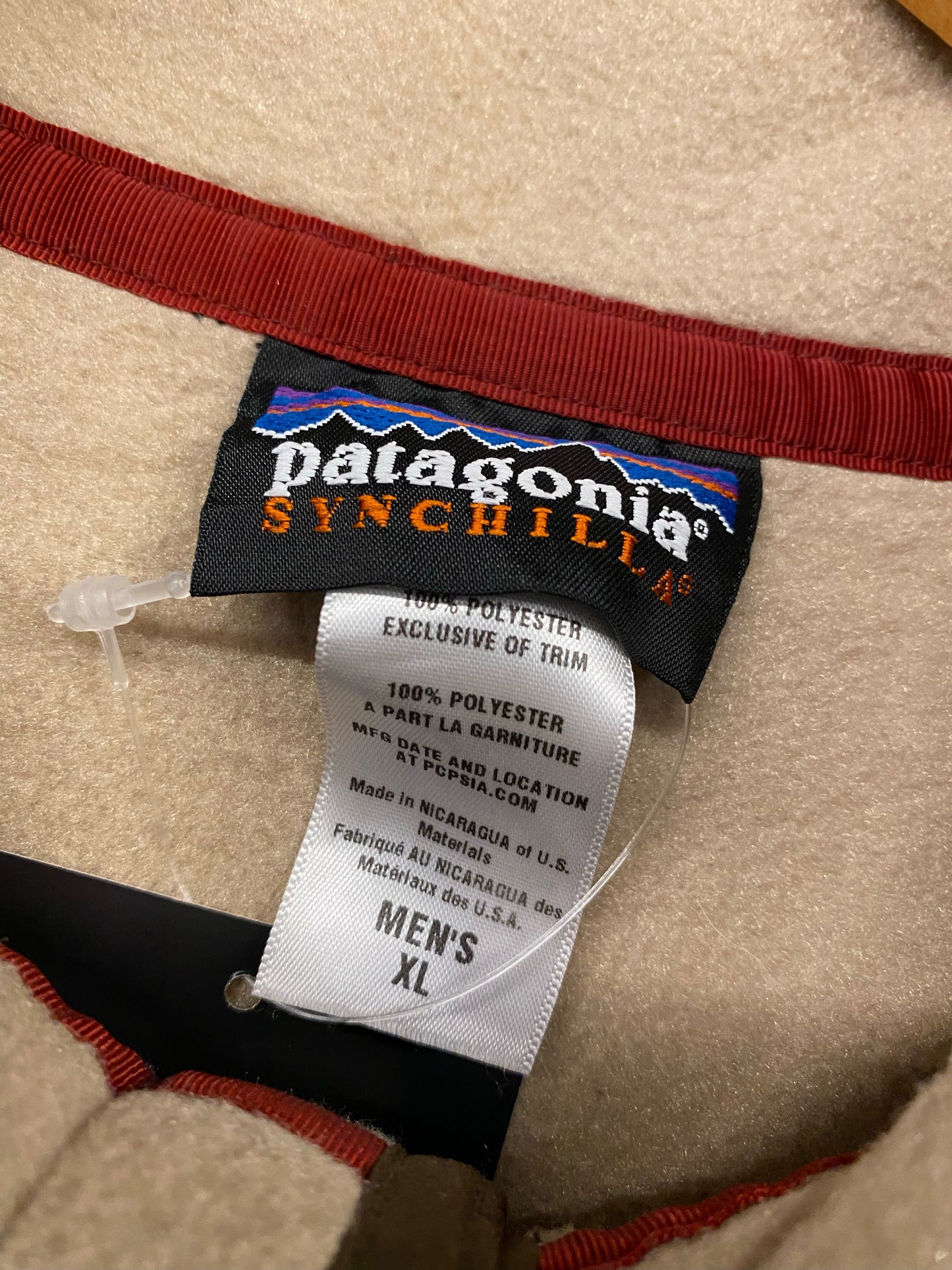 【古着】patagonia fleece SYNCHILLA snap-T jacket 25450 SP12 XL