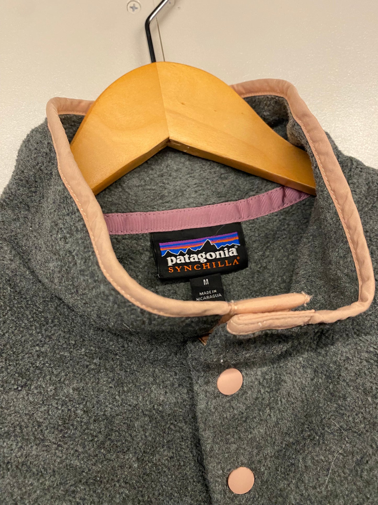 【古着】patagonia fleece SYNCHILLA snap-T jacket 25455 M