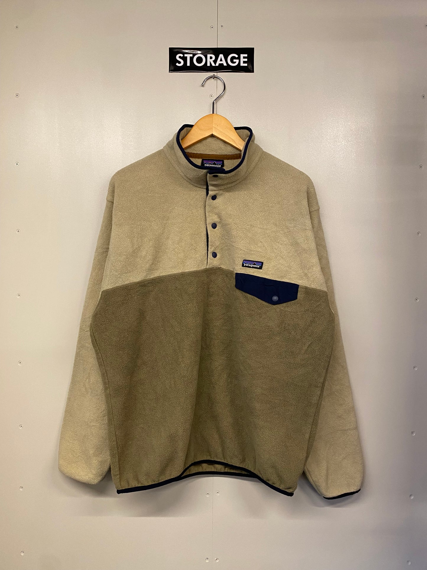 【古着】patagonia fleece SYNCHILLA snap-T jacket 25580 L