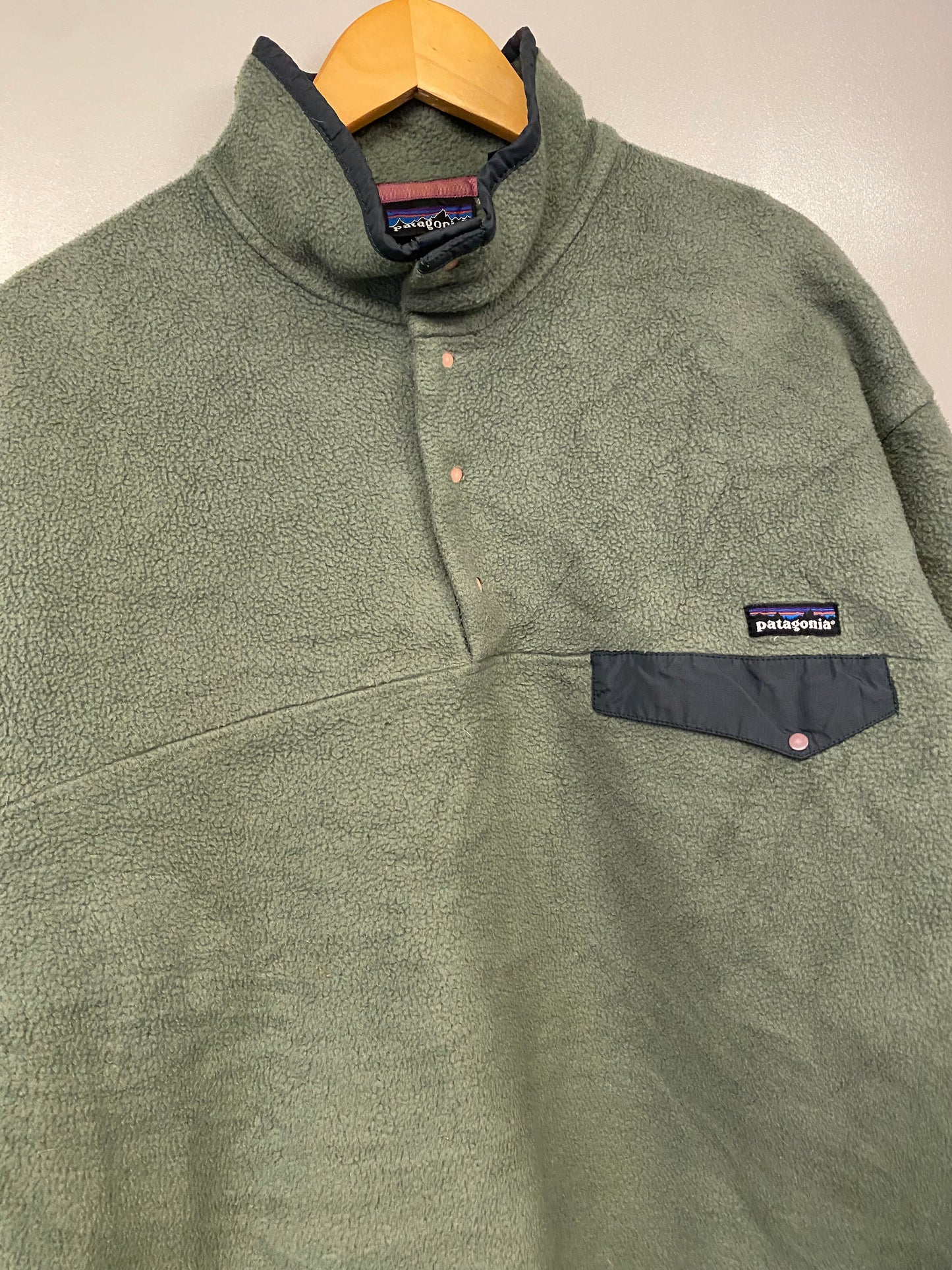 【古着】patagonia fleece SYNCHILLA snap-T jacket 25450 F8 L