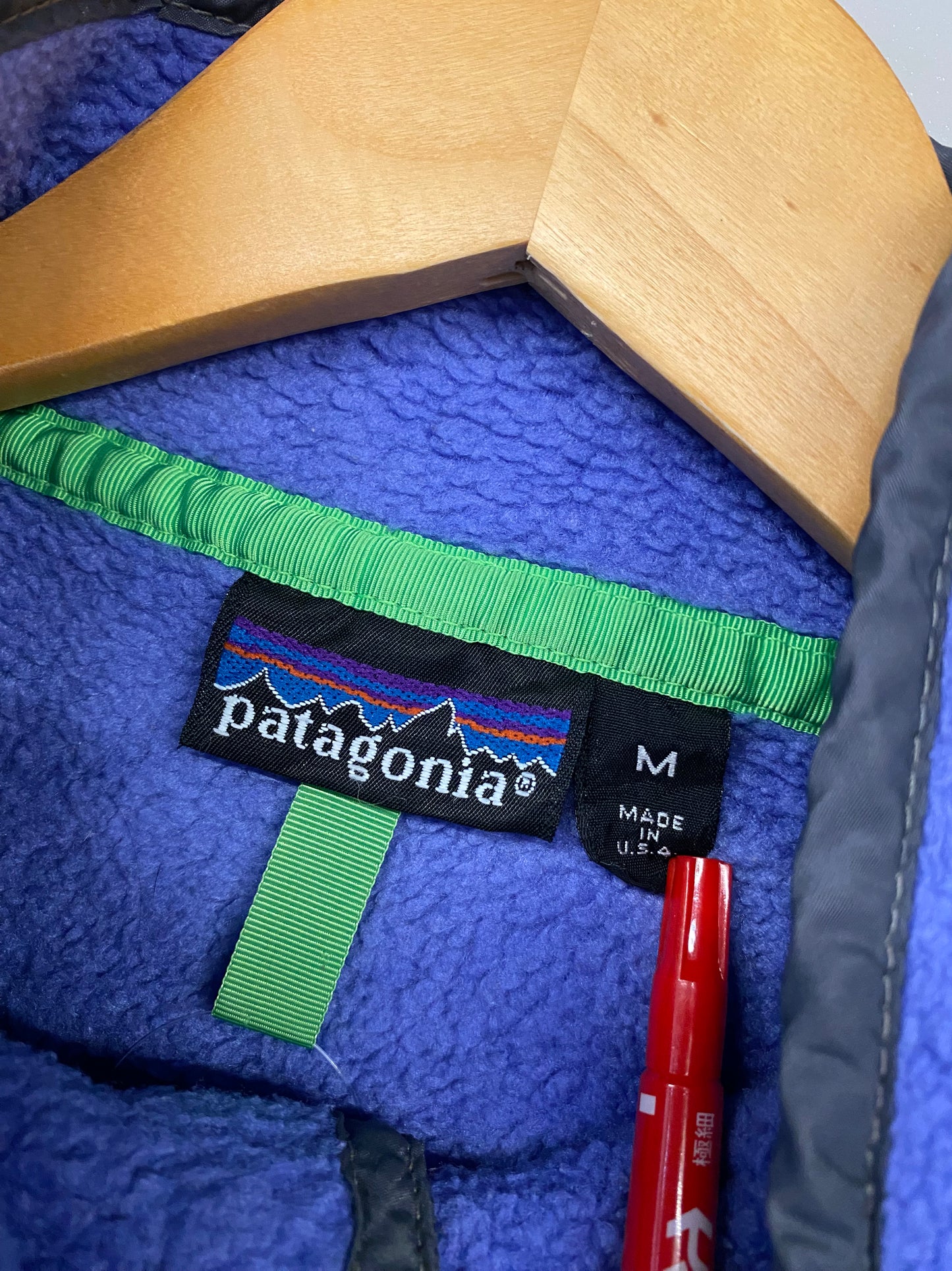 【古着】patagonia fleece SYNCHILLA snap-T jacket M