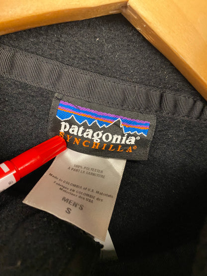 【古着】patagonia fleece SYNCHILLA snap-T jacket 25450 F0 S
