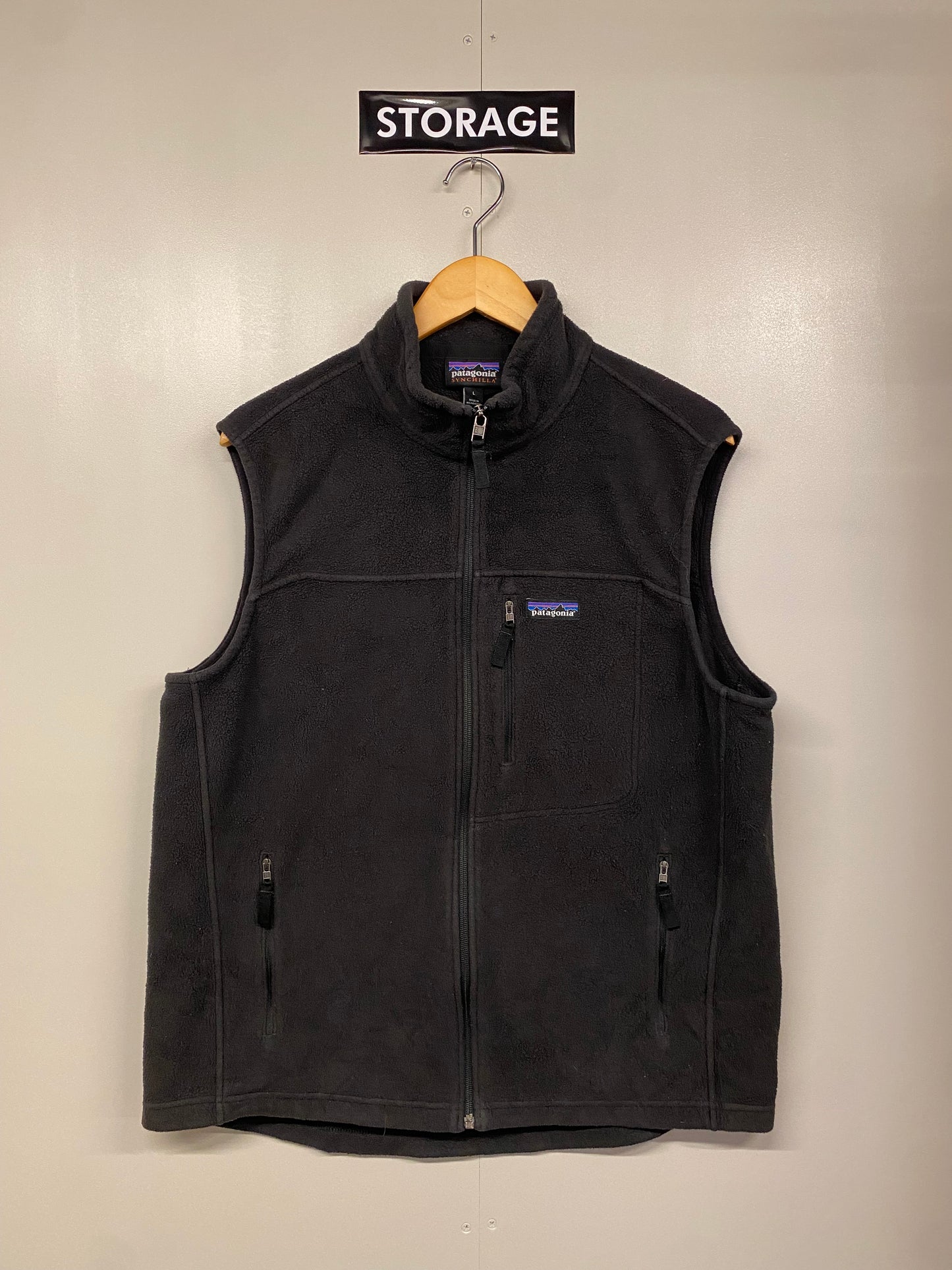 【古着】patagonia fleece SYNCHILLA vest 23010 FA18 L