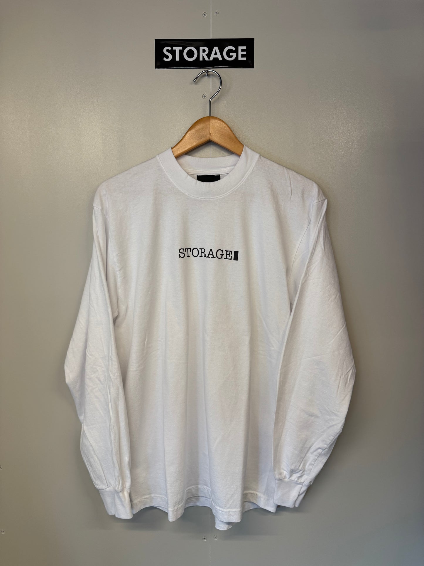 【オリジナル商品】STORAGE “Typewriter” L/S Tee (Los Angeles Apparel Base)