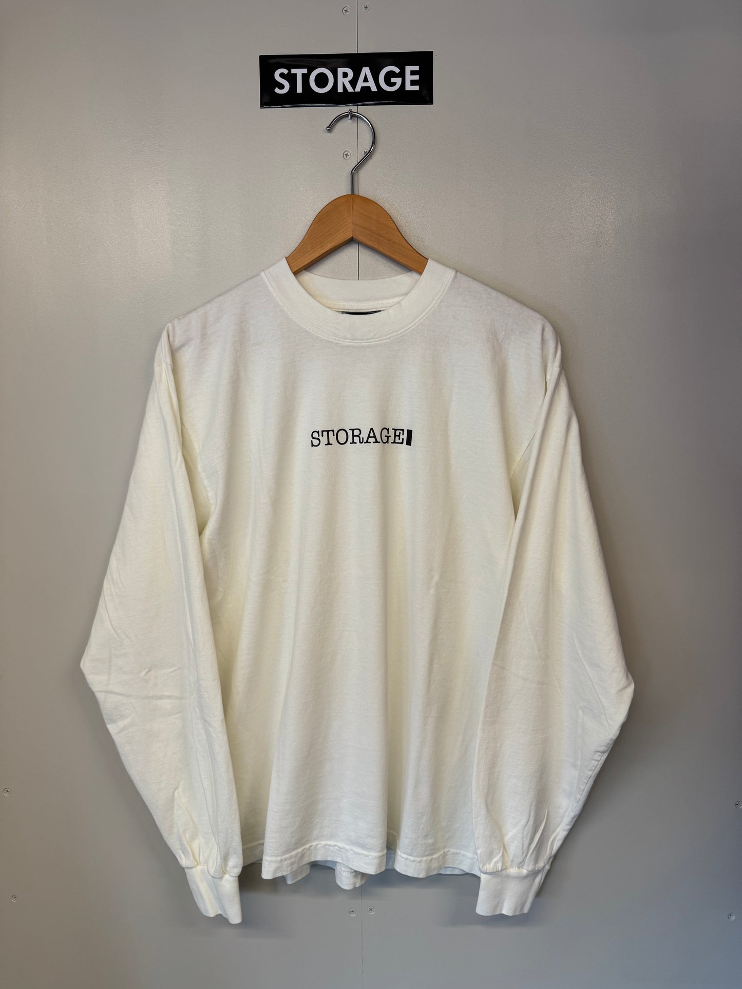 【オリジナル商品】STORAGE “Typewriter” L/S Tee (Los Angeles Apparel Base)