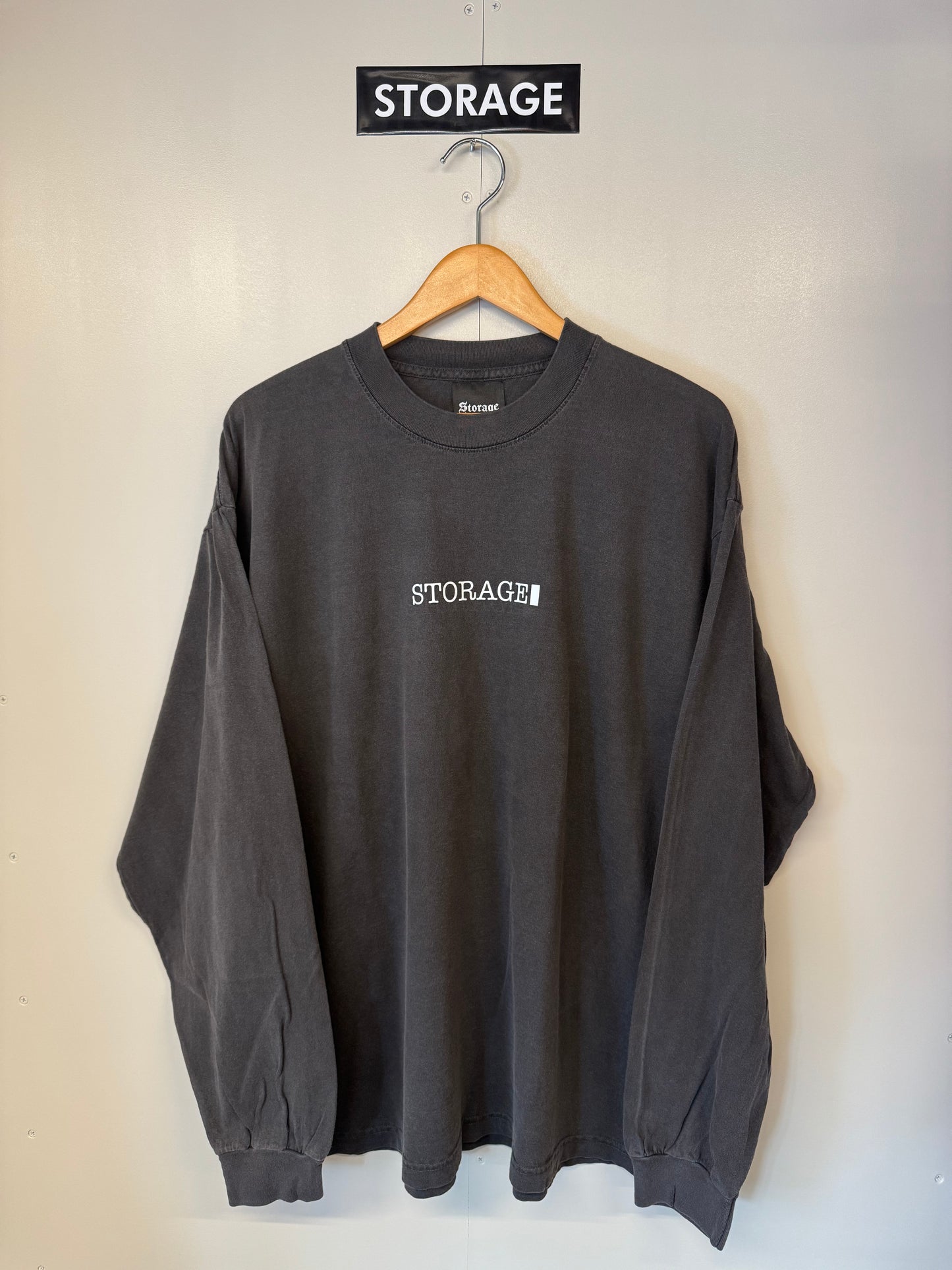 【オリジナル商品】STORAGE “Typewriter” L/S Tee (Los Angeles Apparel Base)