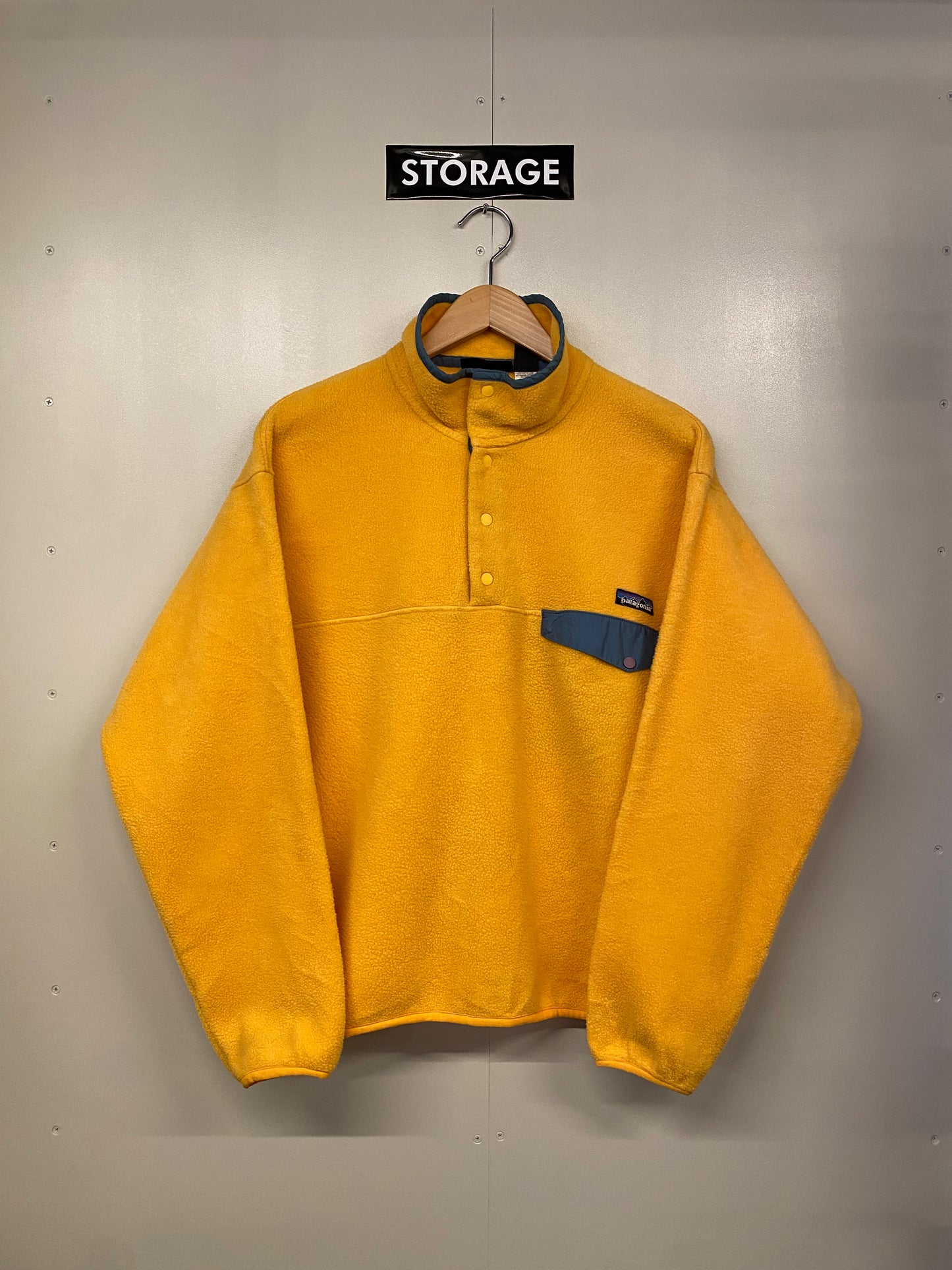 【古着】patagonia fleece SYNCHILLA snap-T jacket 26950 S98 M