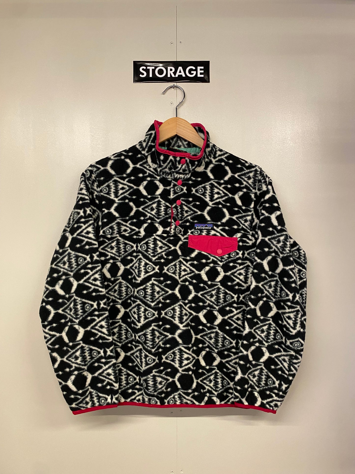 【古着】patagonia fleece SYNCHILLA snap-T jacket 25455 SP17 S