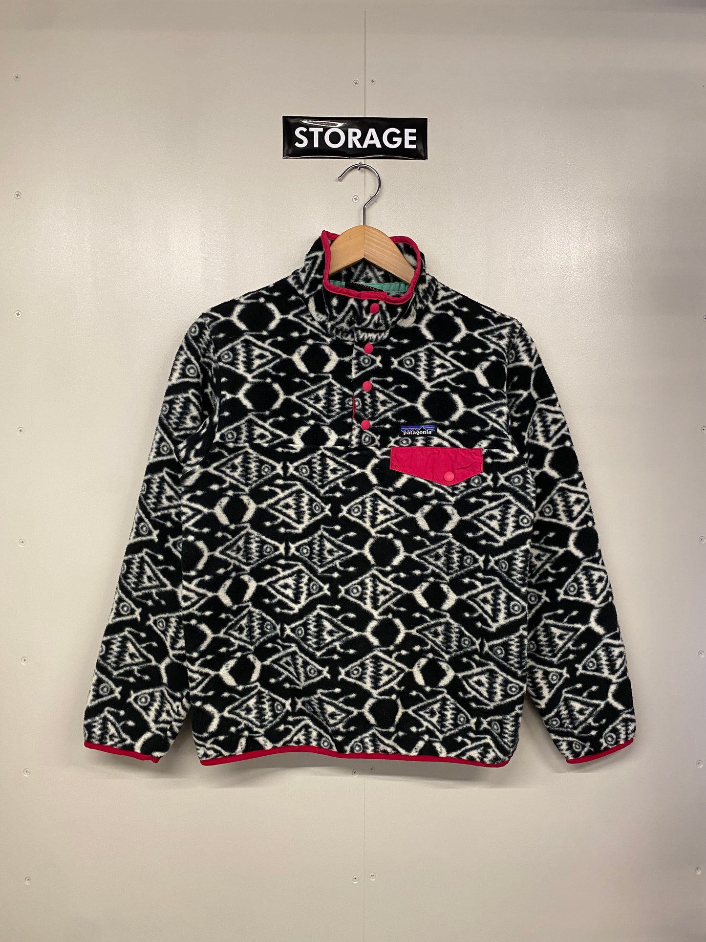 【古着】patagonia fleece SYNCHILLA snap-T jacket 25455 SP17 S