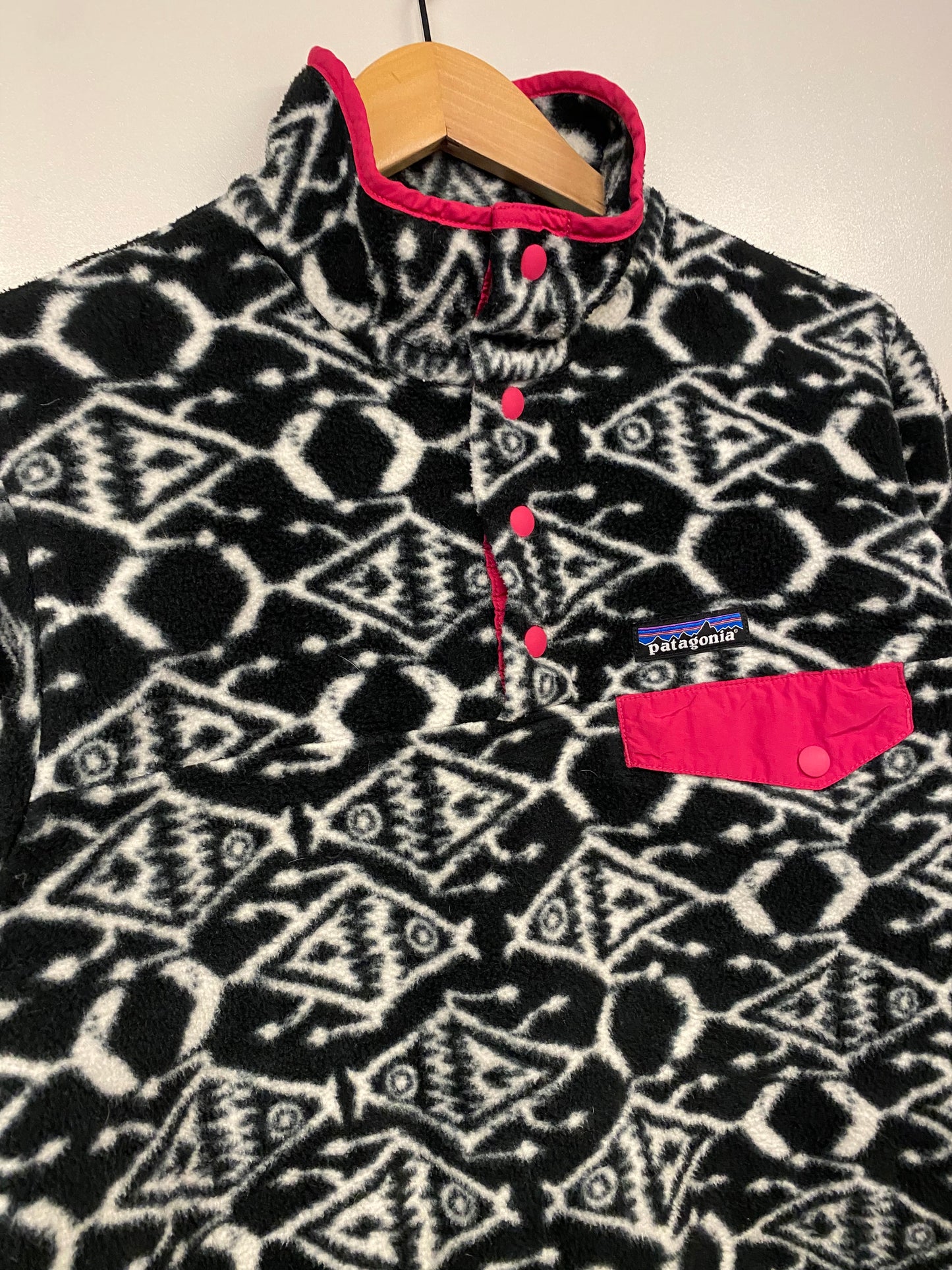 【古着】patagonia fleece SYNCHILLA snap-T jacket 25455 SP17 S