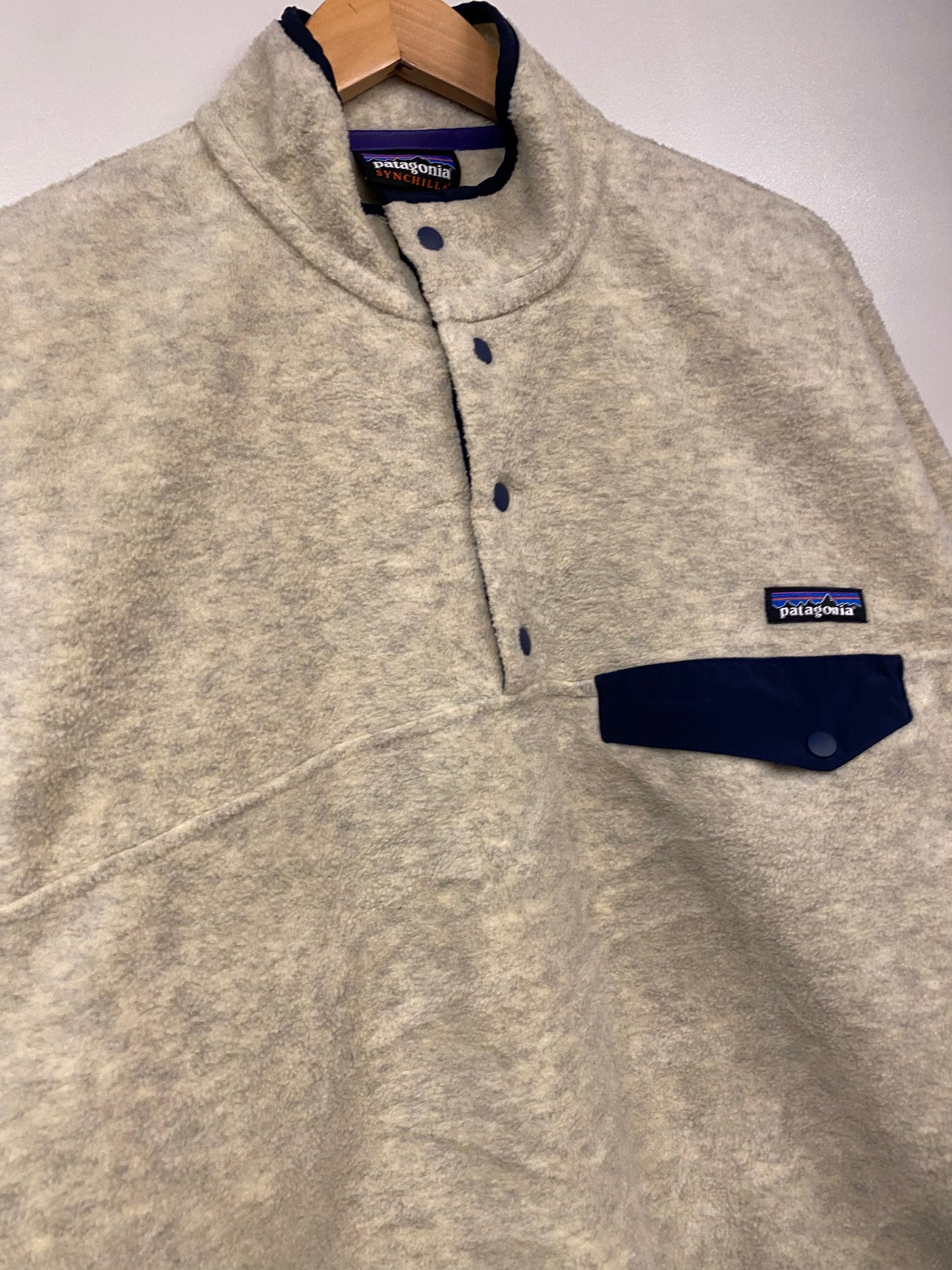 【古着】patagonia fleece SYNCHILLA snap-T jacket 25450 FA15 M