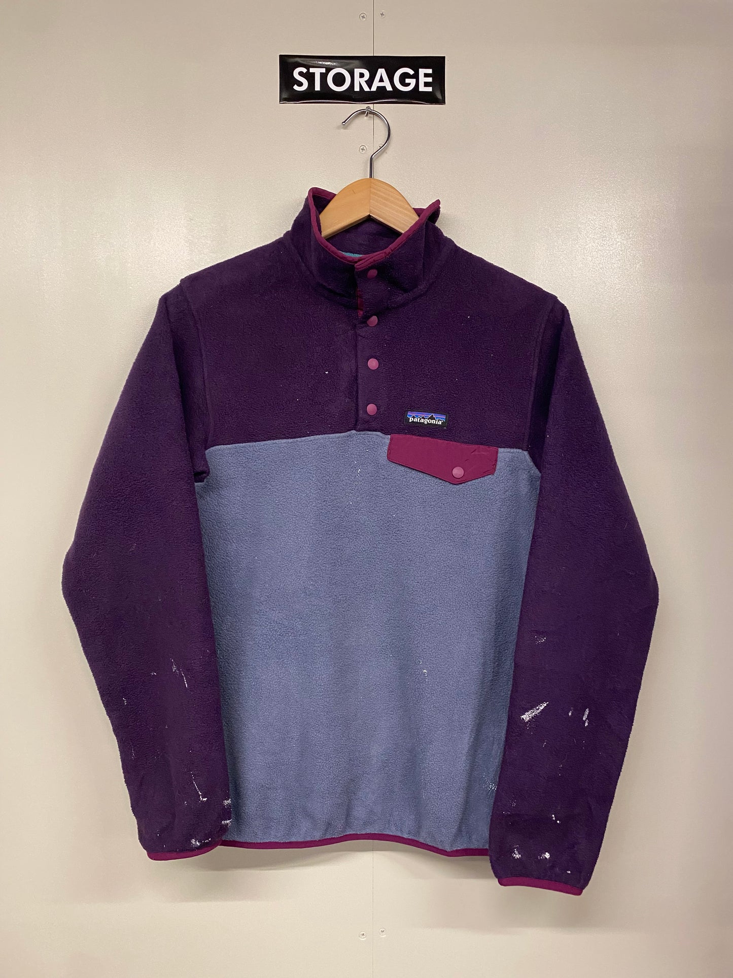 【古着】patagonia fleece SYNCHILLA snap-T jacket 25455 FA16 S