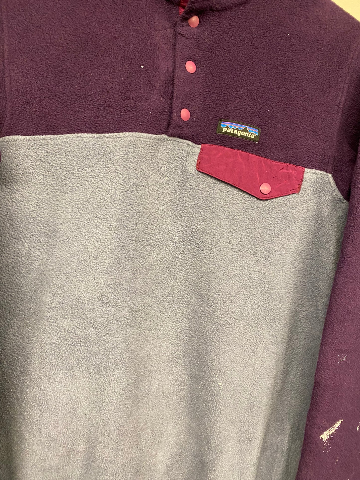 【古着】patagonia fleece SYNCHILLA snap-T jacket 25455 FA16 S