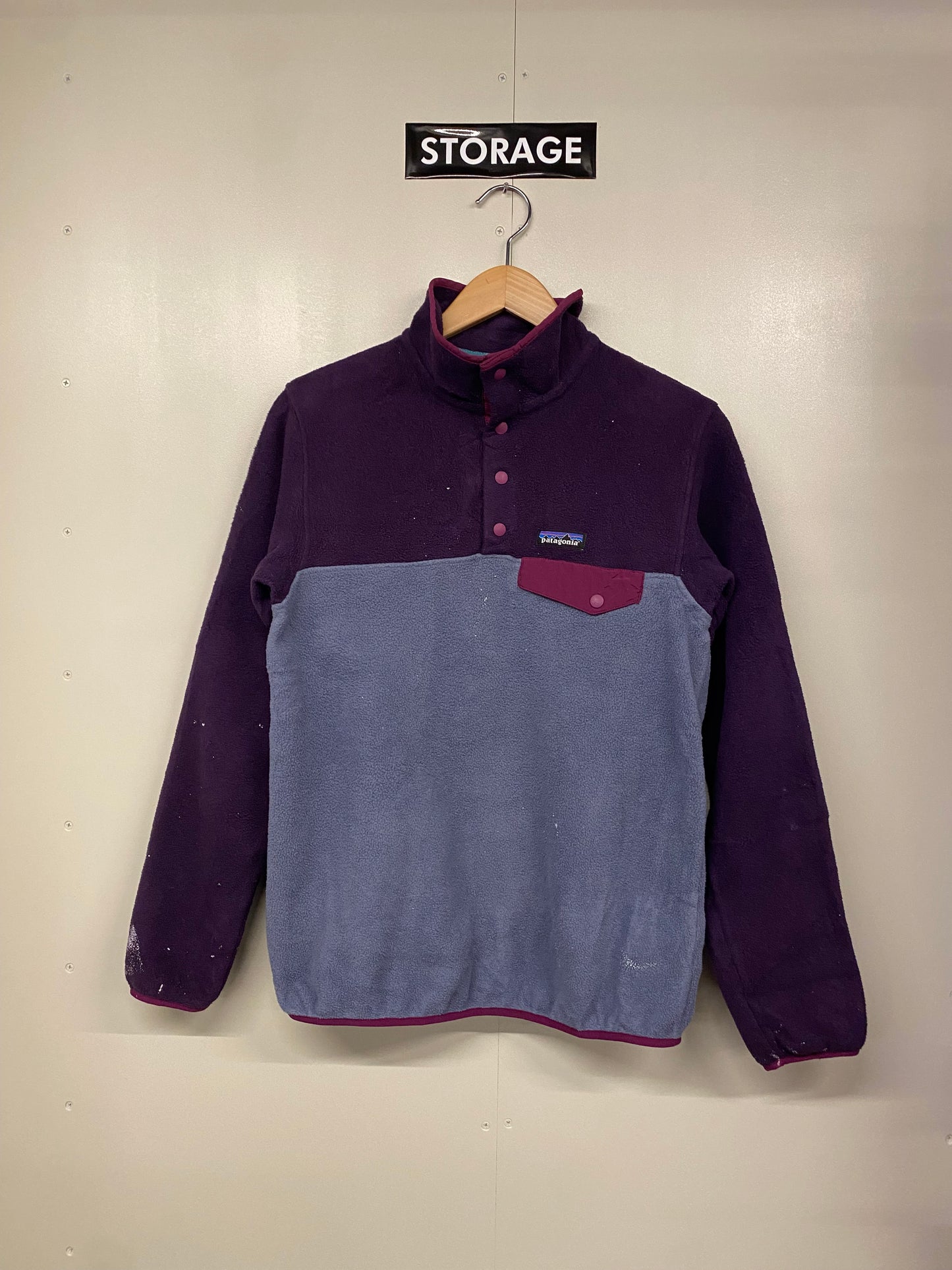 【古着】patagonia fleece SYNCHILLA snap-T jacket 25455 FA16 S