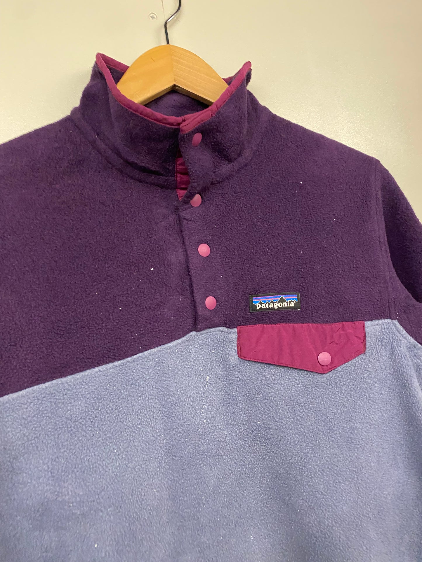 【古着】patagonia fleece SYNCHILLA snap-T jacket 25455 FA16 S