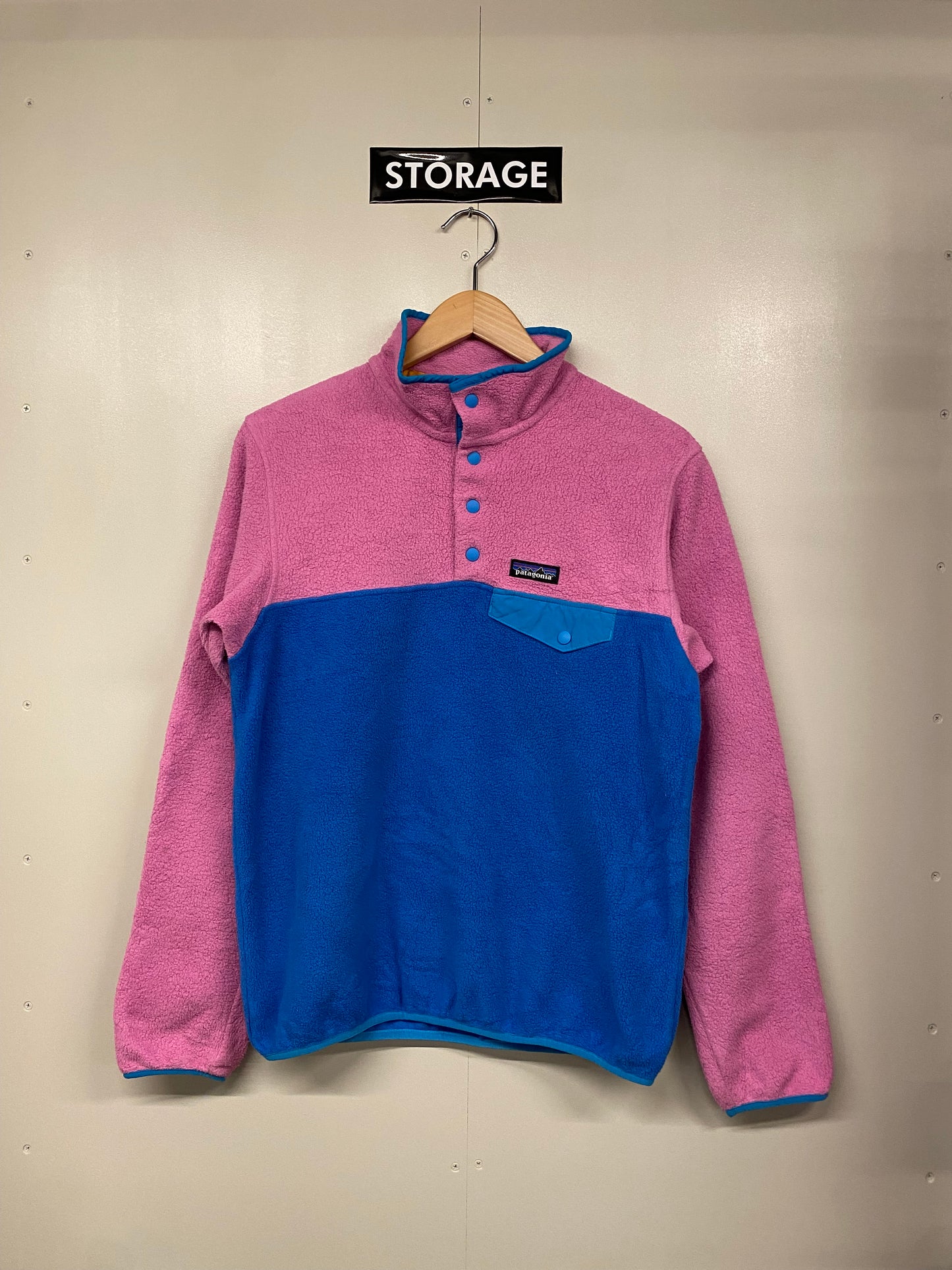 【古着】patagonia fleece SYNCHILLA snap-T jacket 25455 SP20 S