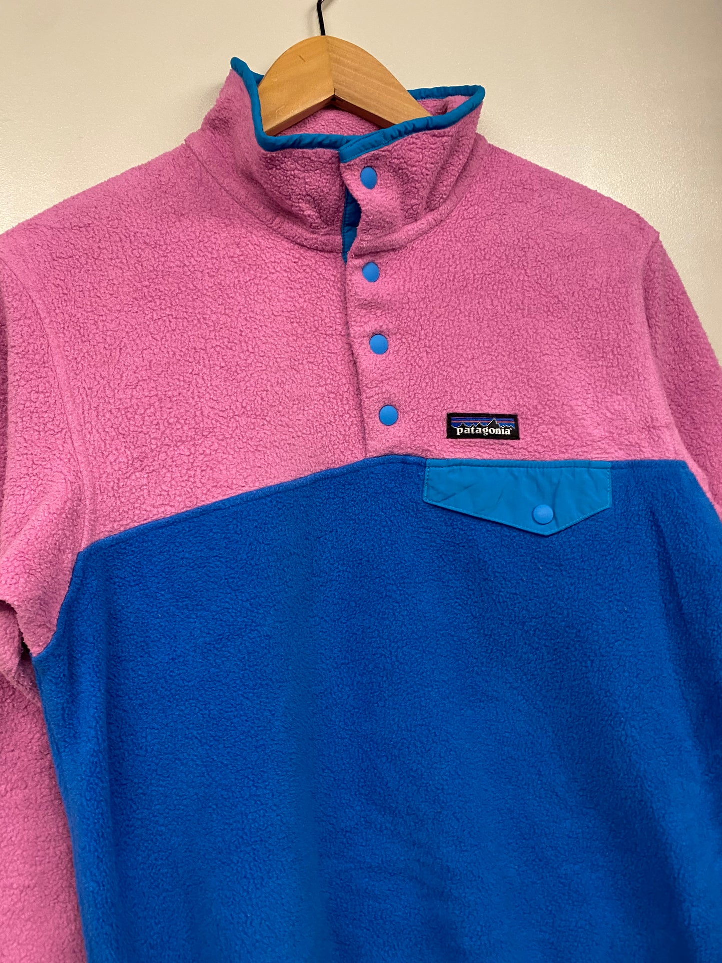 【古着】patagonia fleece SYNCHILLA snap-T jacket 25455 SP20 S