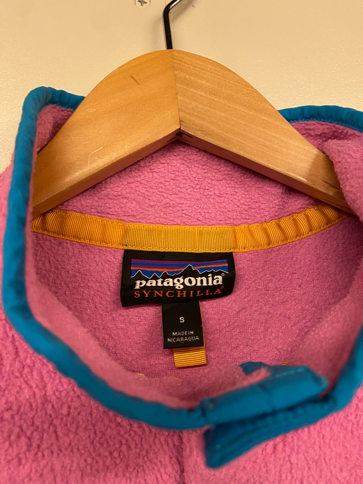 【古着】patagonia fleece SYNCHILLA snap-T jacket 25455 SP20 S