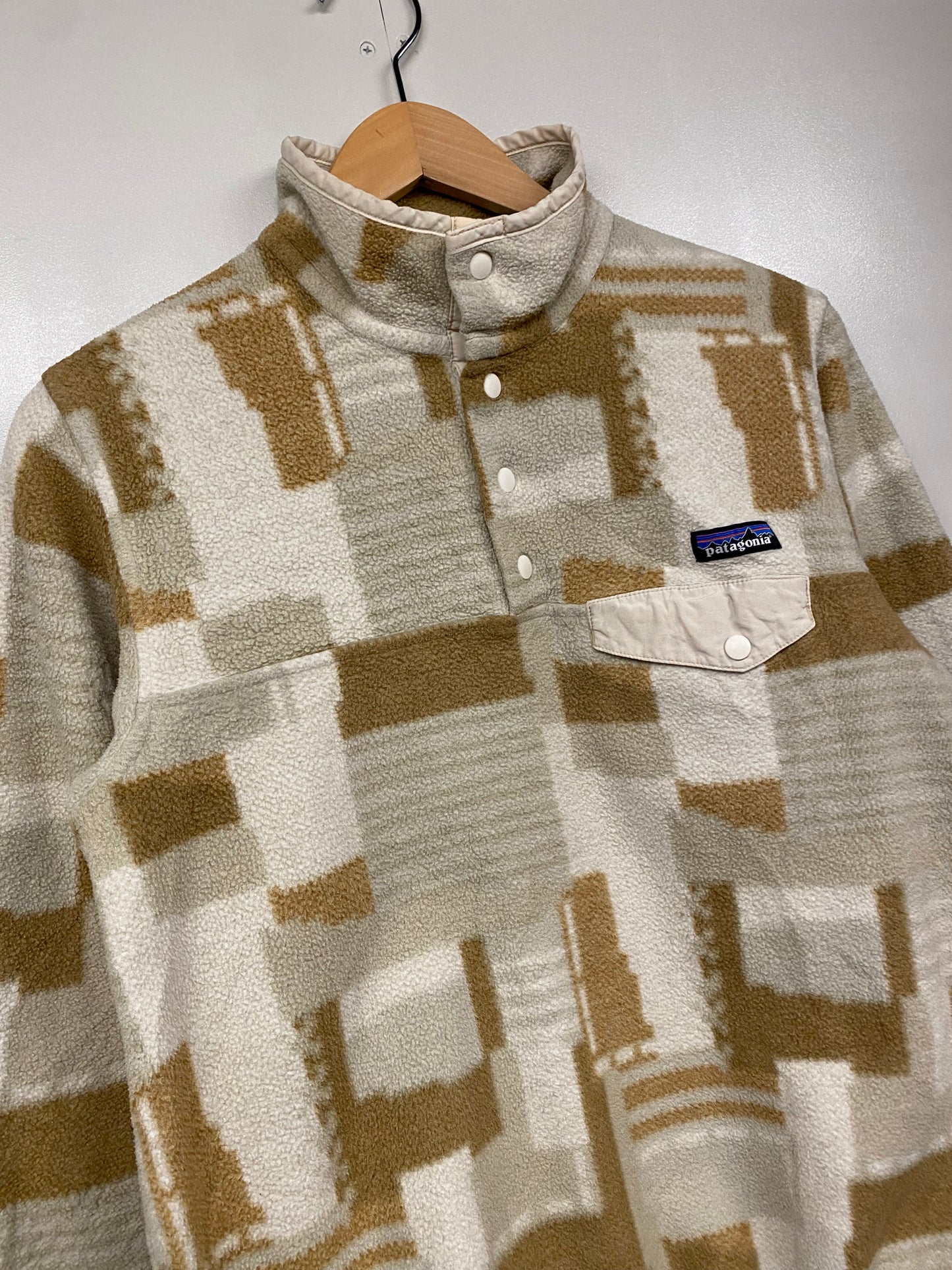 【古着】patagonia fleece SYNCHILLA snap-T jacket 25455 FA15 WOMENS M