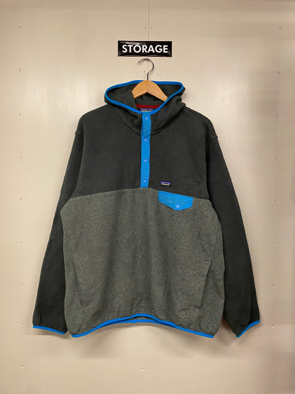 【古着】patagonia fleece SYNCHILLA snap-T hoodie jacket 25461 FA15 XL