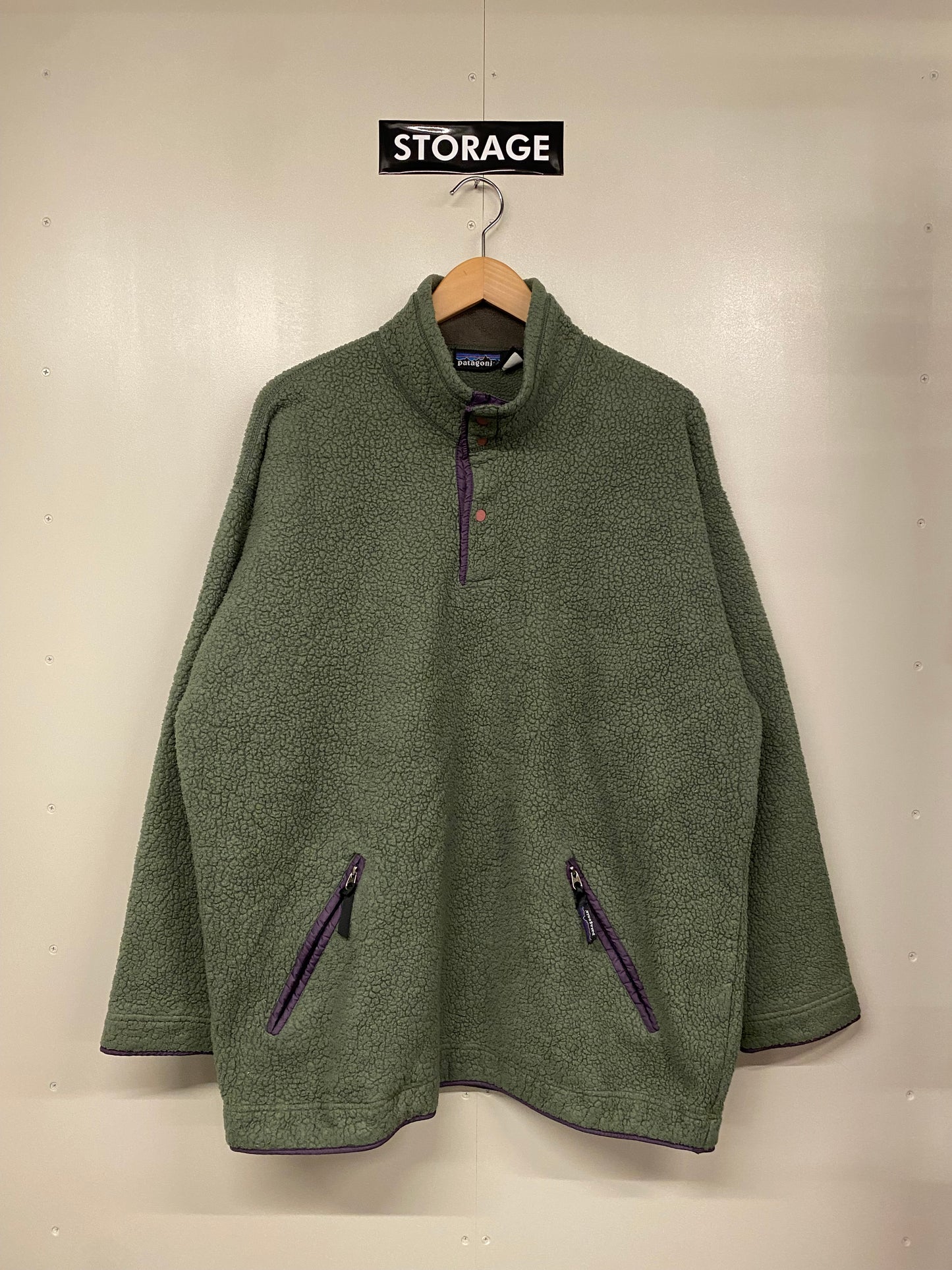 【古着】patagonia fleece SYNCHILLA WOOLY T jacket L