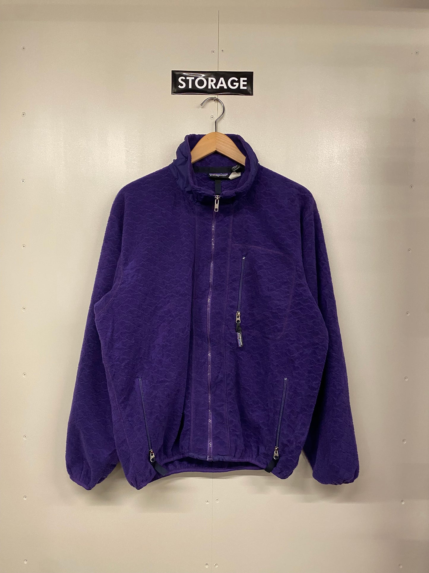 【古着】patagonia fleece SYNCHILLA jacket Eggplant L