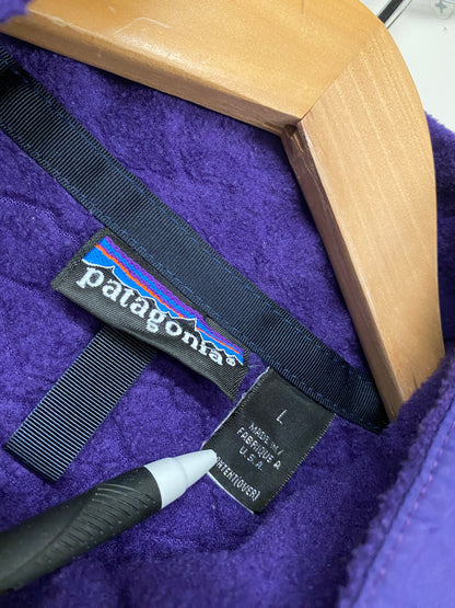 【古着】patagonia fleece SYNCHILLA jacket Eggplant L