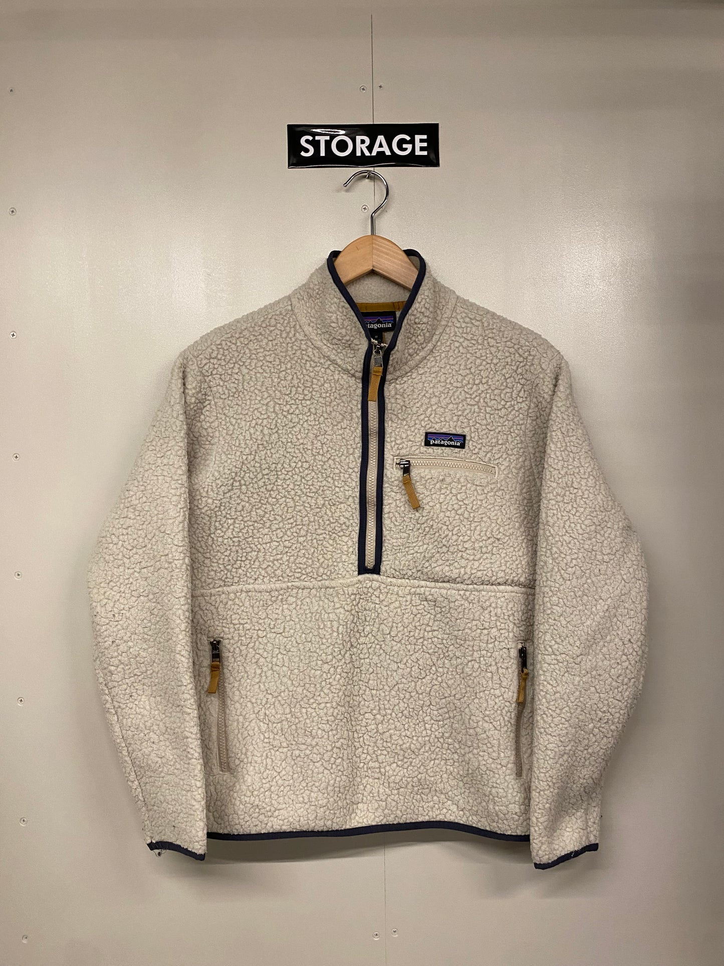 【古着】patagonia retro pile fleece marsupial pullover M