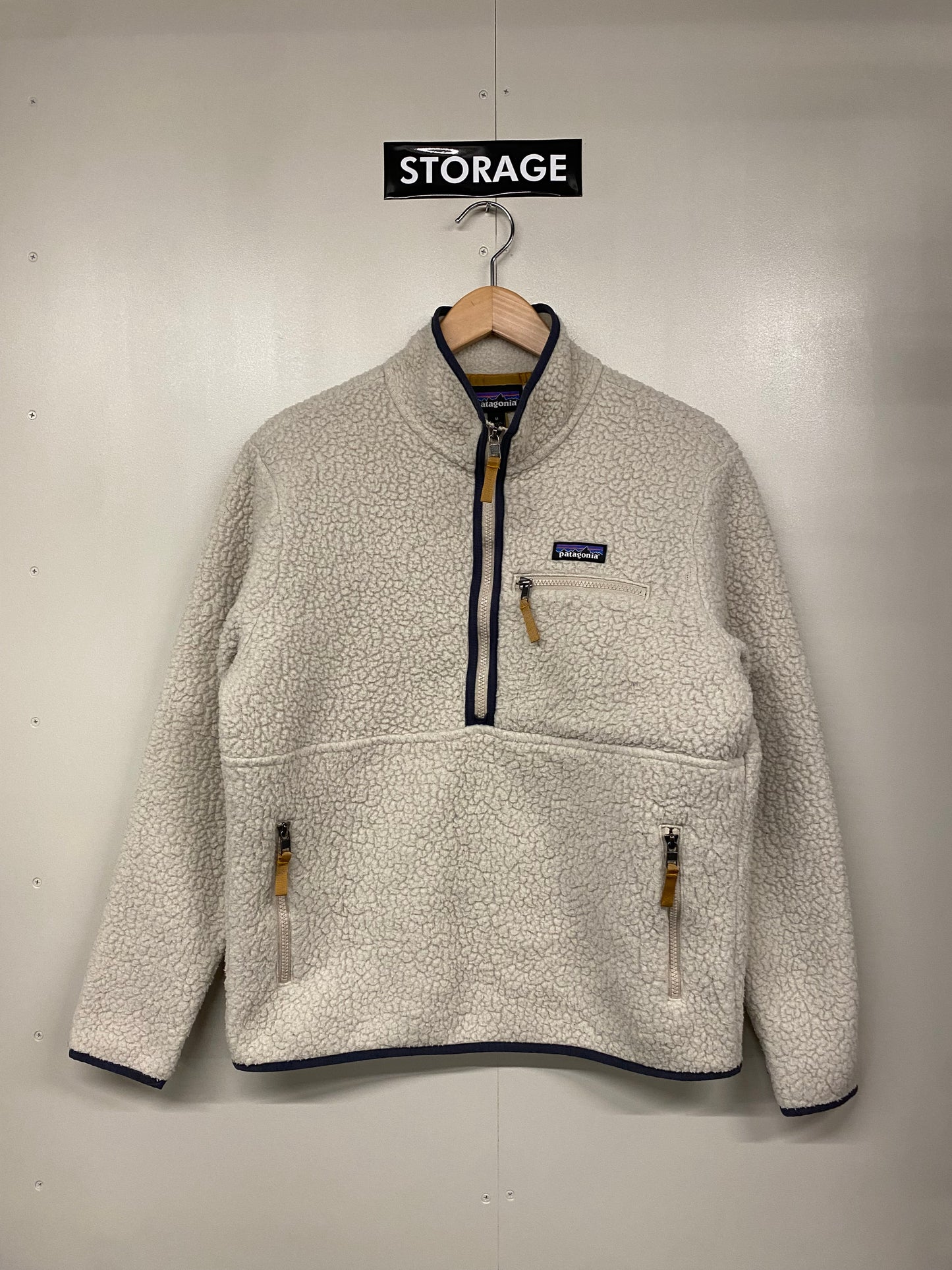 【古着】patagonia retro pile fleece marsupial pullover M