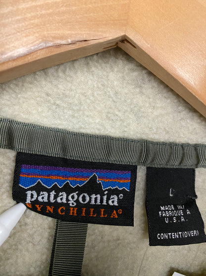 【古着】patagonia fleece SYNCHILLA snap-T jacket L