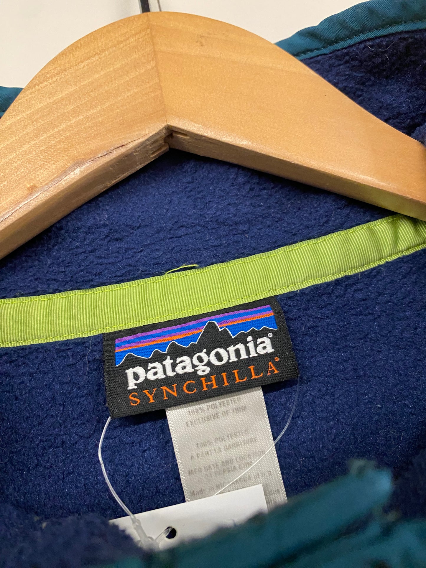 【古着】patagonia fleece SYNCHILLA snap-T jacket 25450 FA13 M
