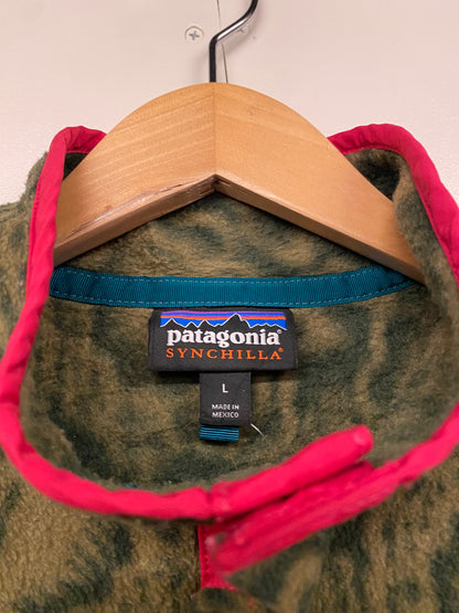 【古着】patagonia fleece SYNCHILLA snap-T jacket 25455 FA15 WOMENS L