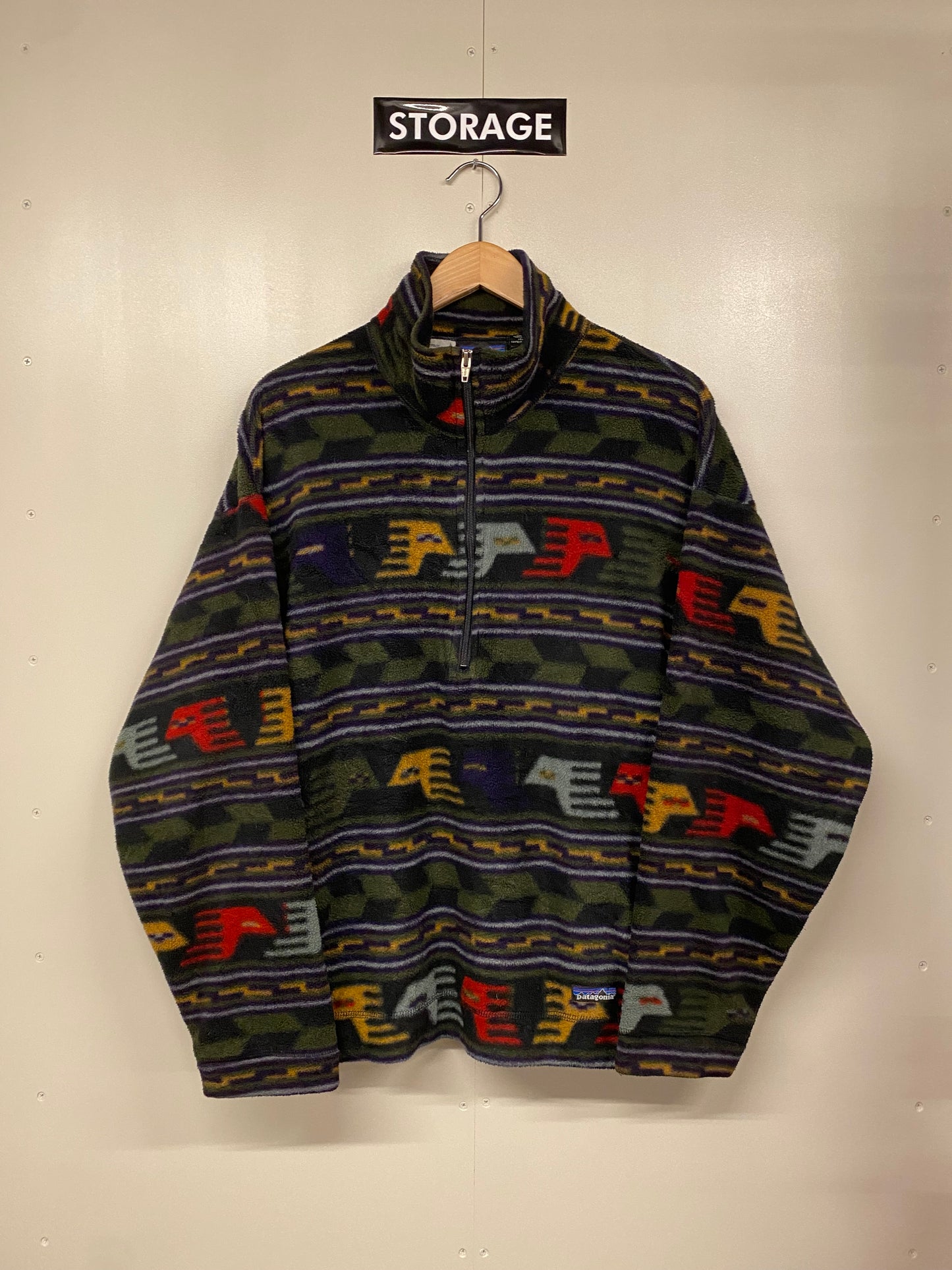 【古着】patagonia fleece SYNCHILLA half zip pullover jacket L