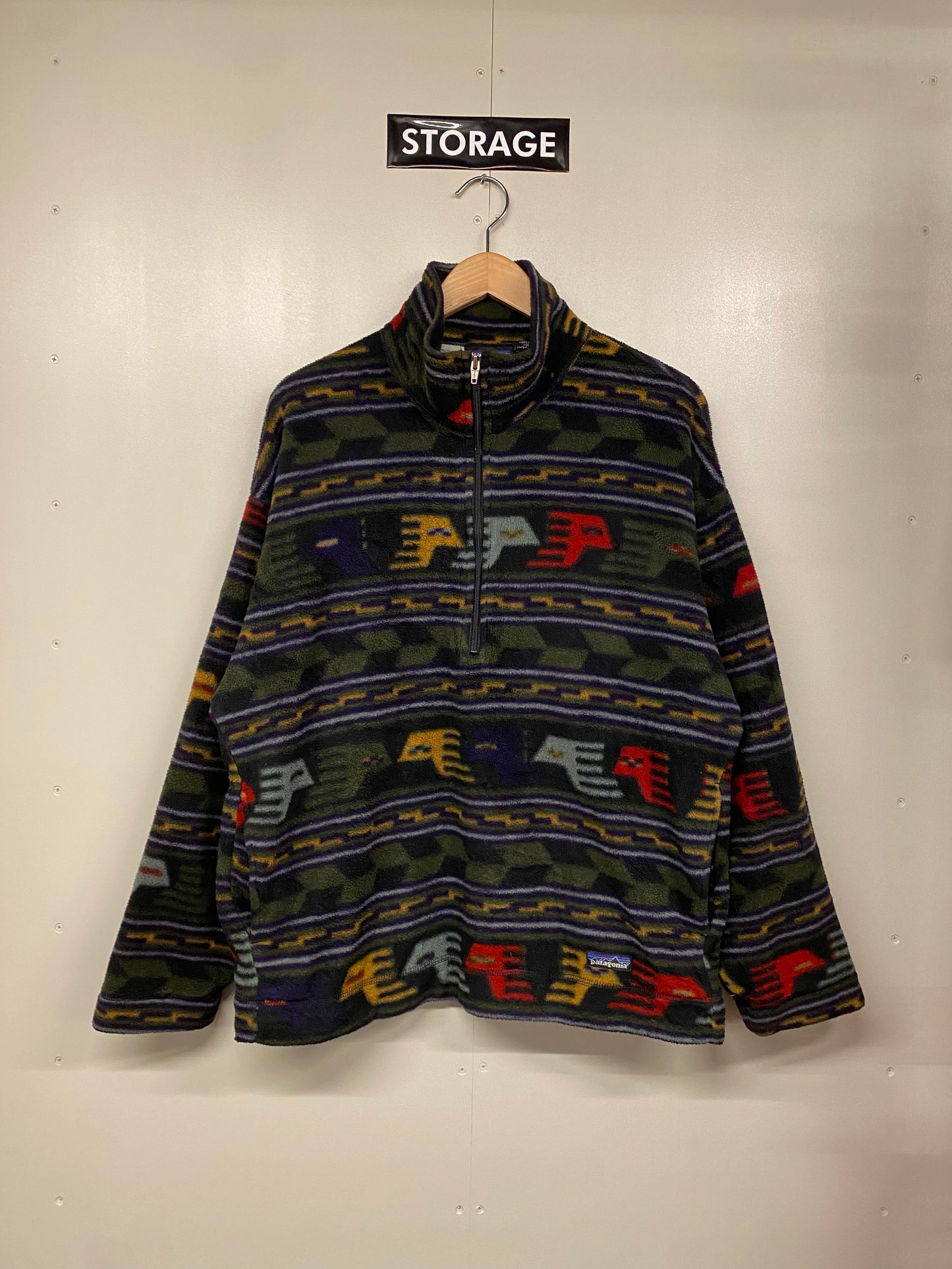 【古着】patagonia fleece SYNCHILLA half zip pullover jacket L