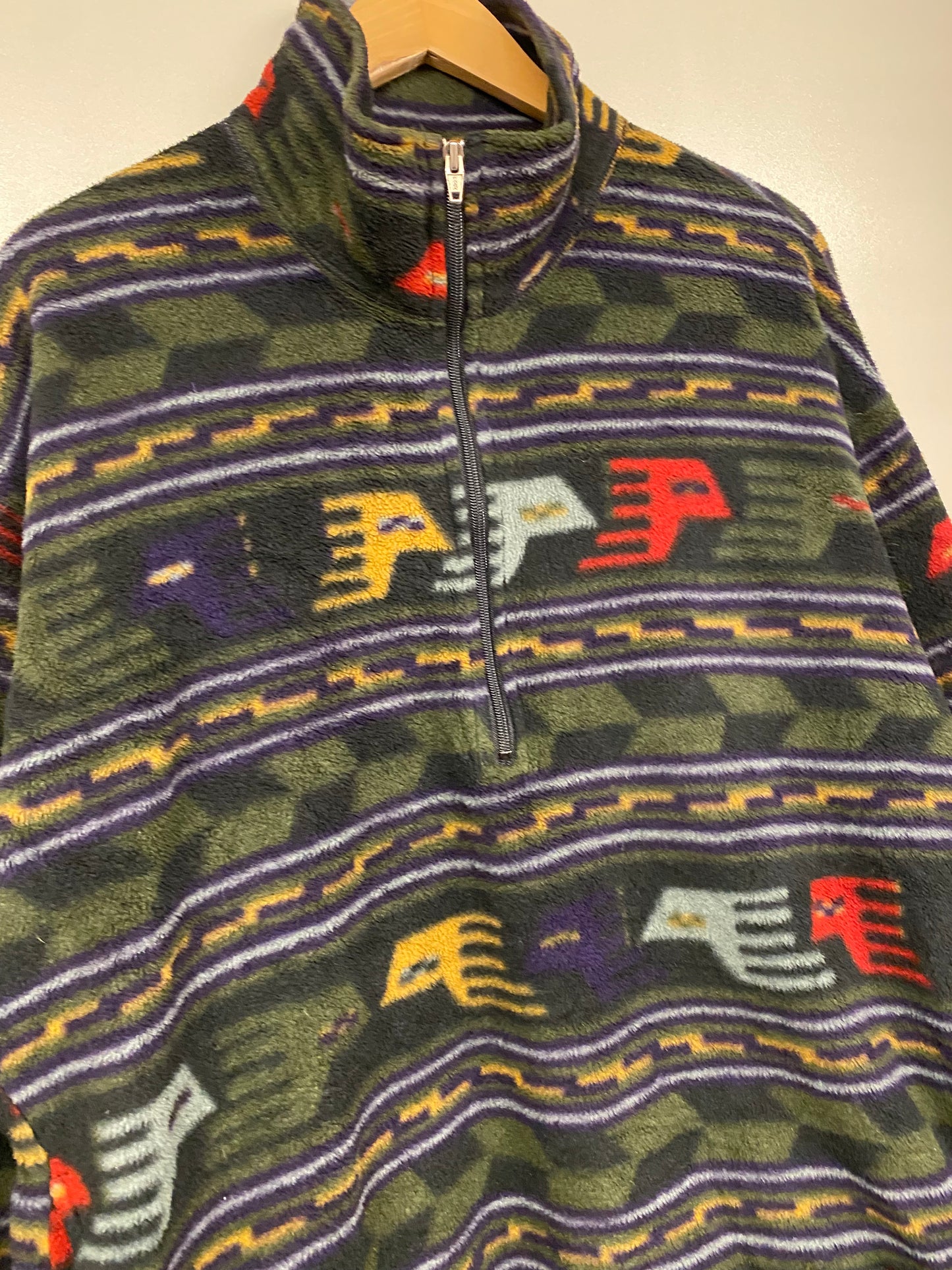【古着】patagonia fleece SYNCHILLA half zip pullover jacket L
