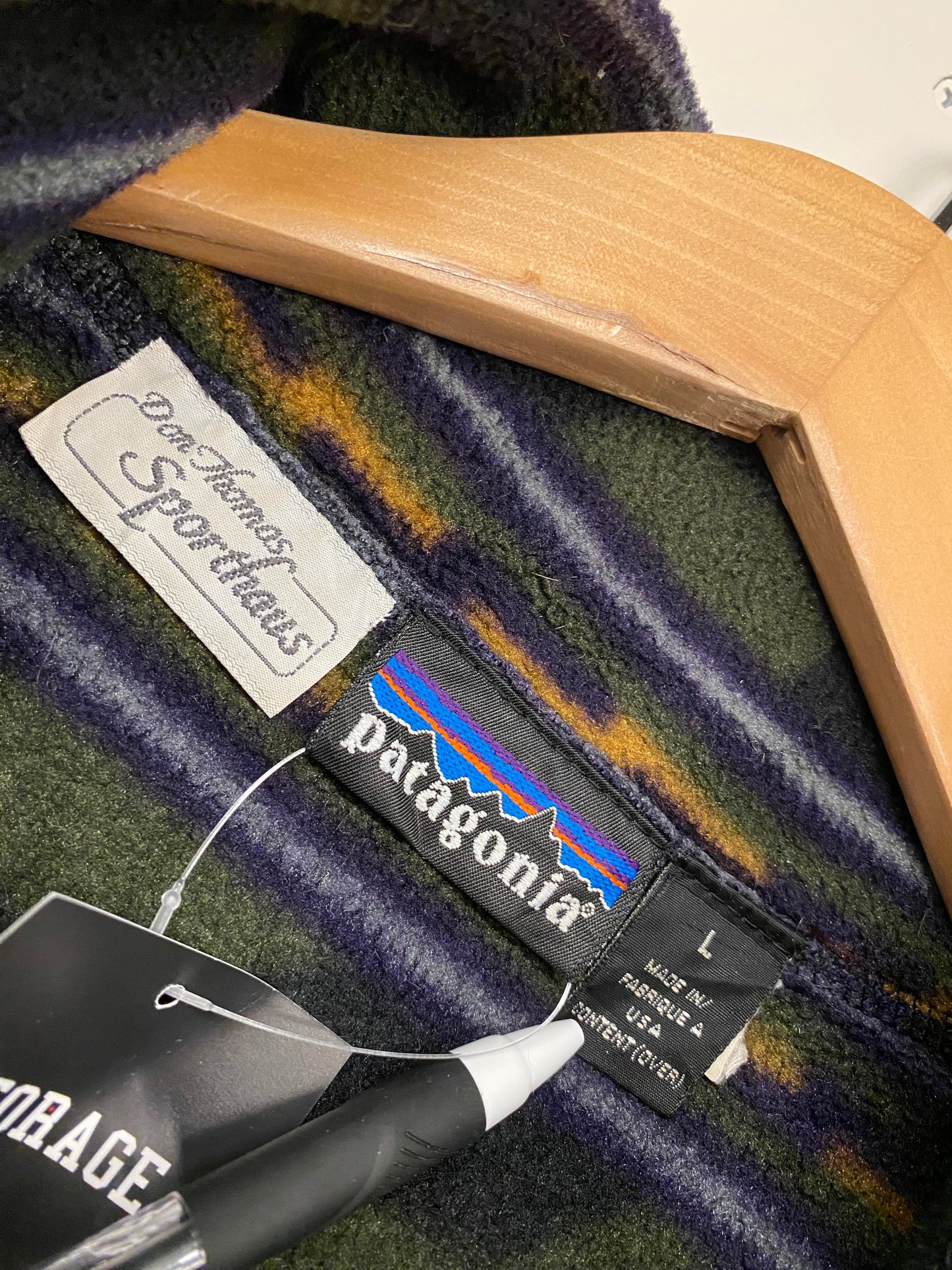 【古着】patagonia fleece SYNCHILLA half zip pullover jacket L