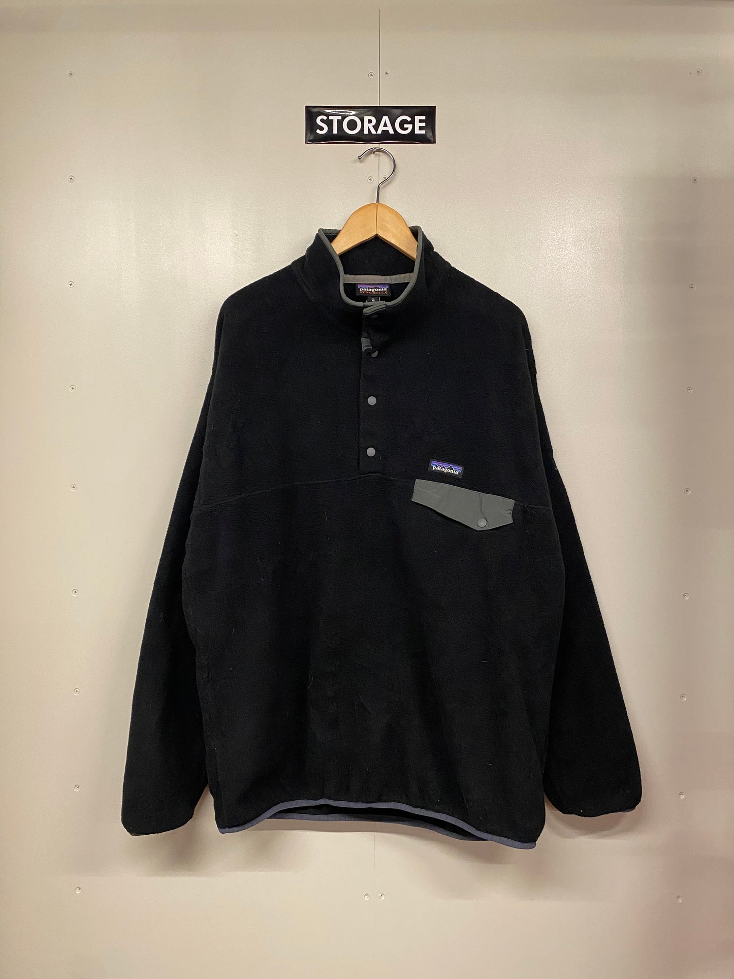 【古着】patagonia fleece SYNCHILLA snap-T jacket 25580 FA16 XL